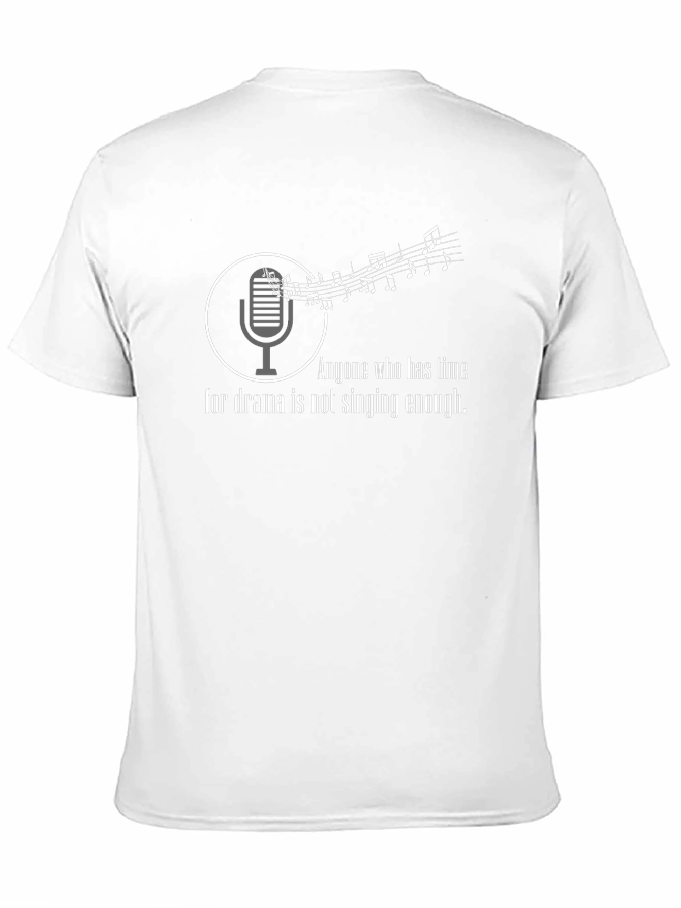 Singing Drama Music T-Shirt