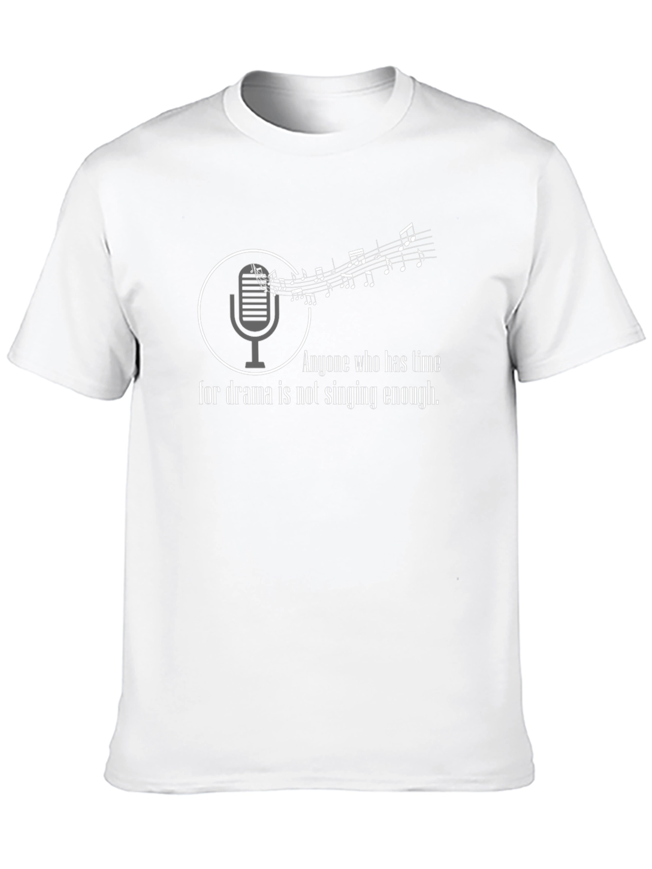 Singing Drama Music T-Shirt