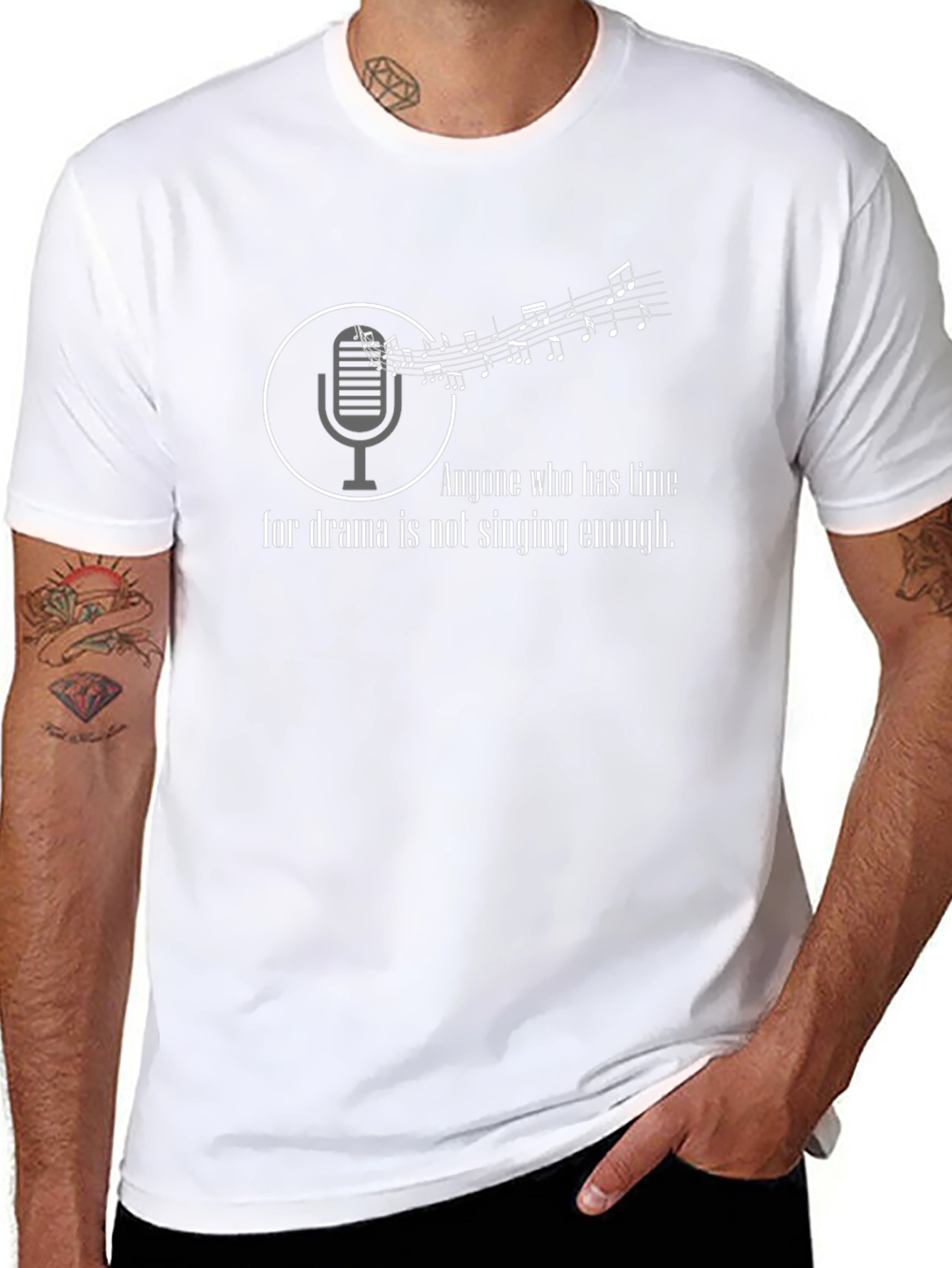 Singing Drama Music T-Shirt