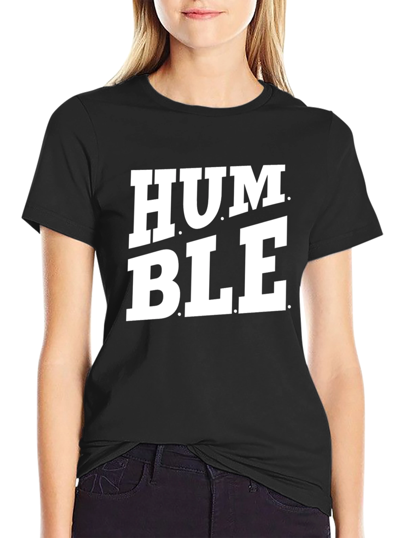 Humble Graphic Tee - Stylish Black T-Shirt