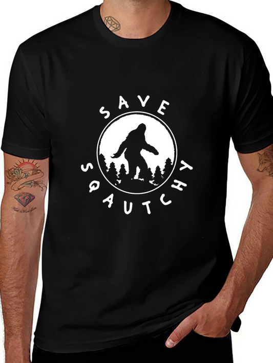 Save Squatchy Black T-Shirt