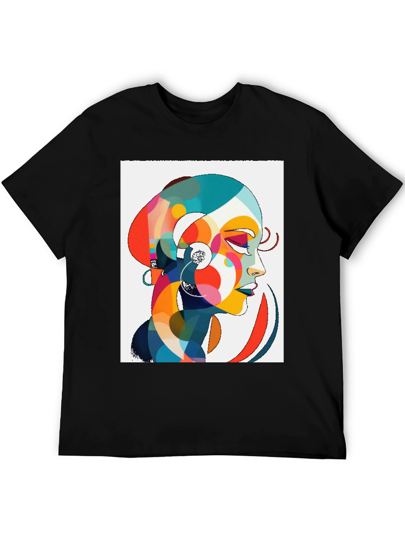 Abstract Woman Graphic Tee - Stylish Comfort