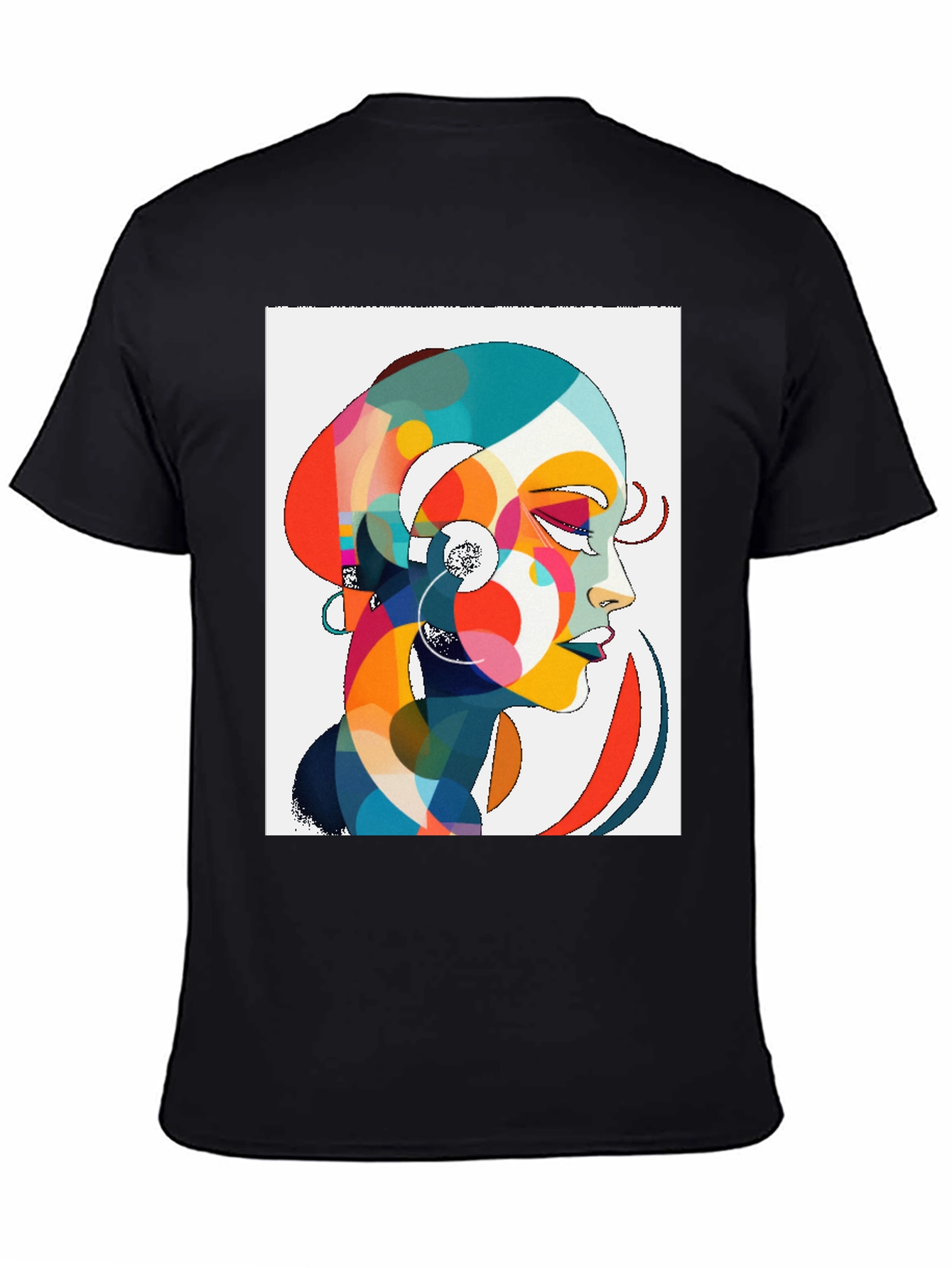 Abstract Woman Graphic Tee - Stylish Comfort