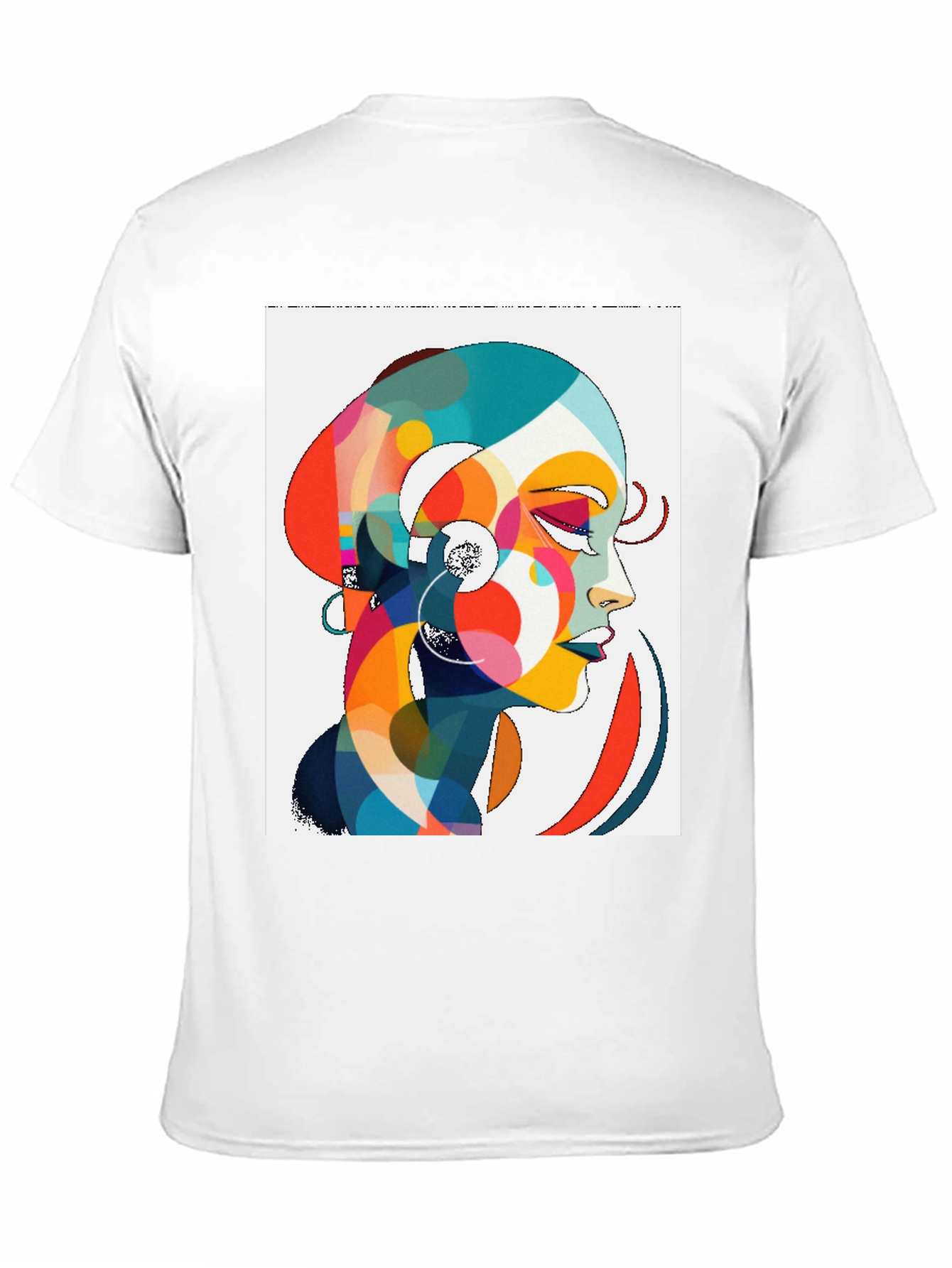 Abstract Woman Graphic Tee - Stylish Comfort