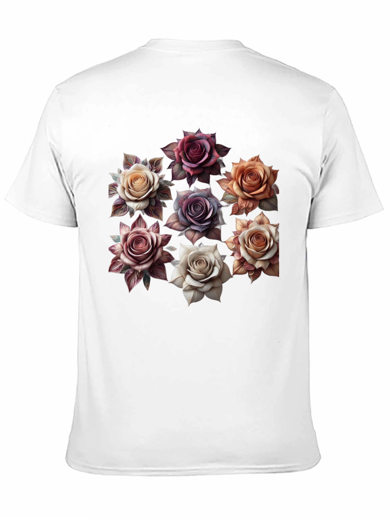 Floral Rose T-Shirt - Stylish Graphic Tee