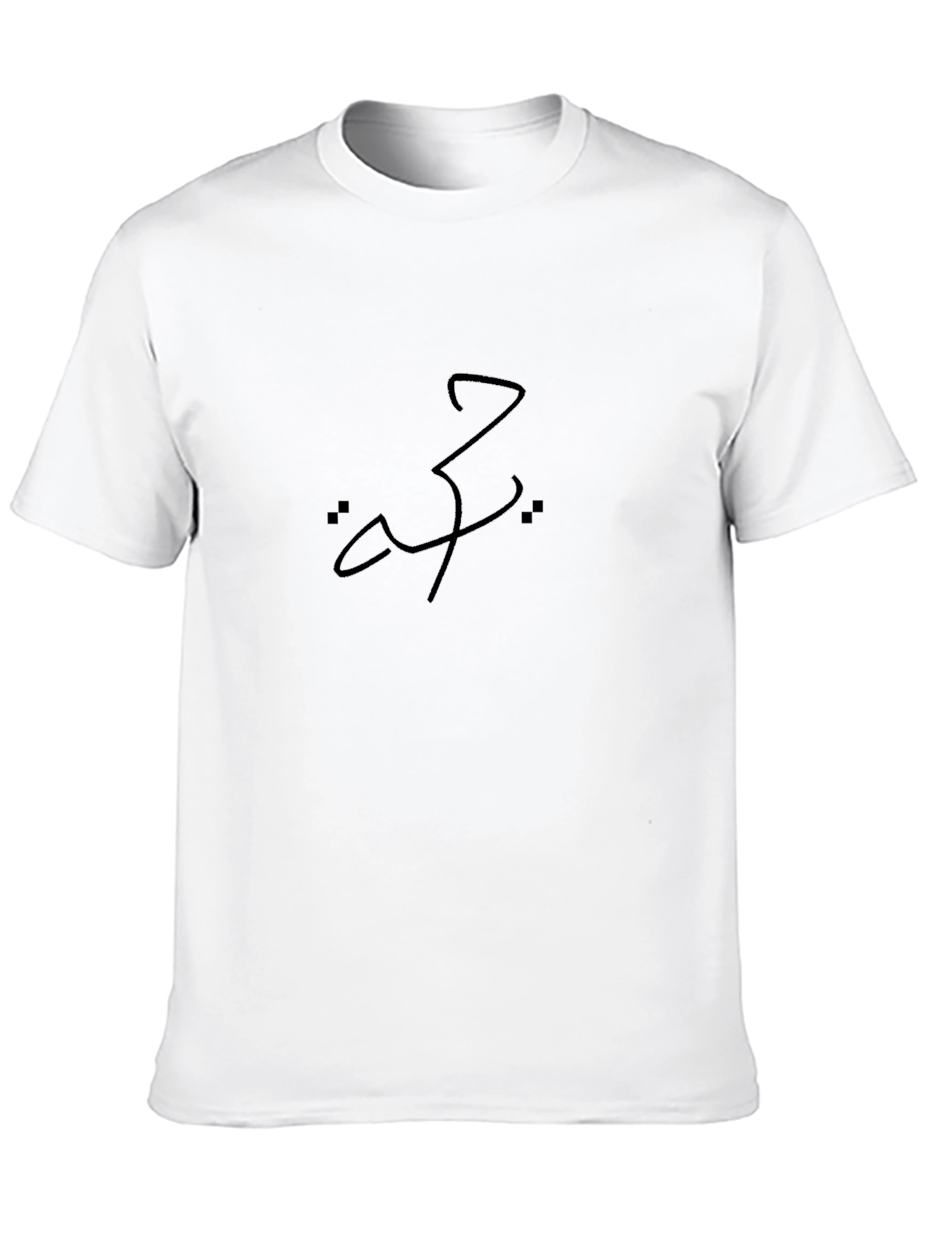 Stylish Black T-Shirt with Arabic Script