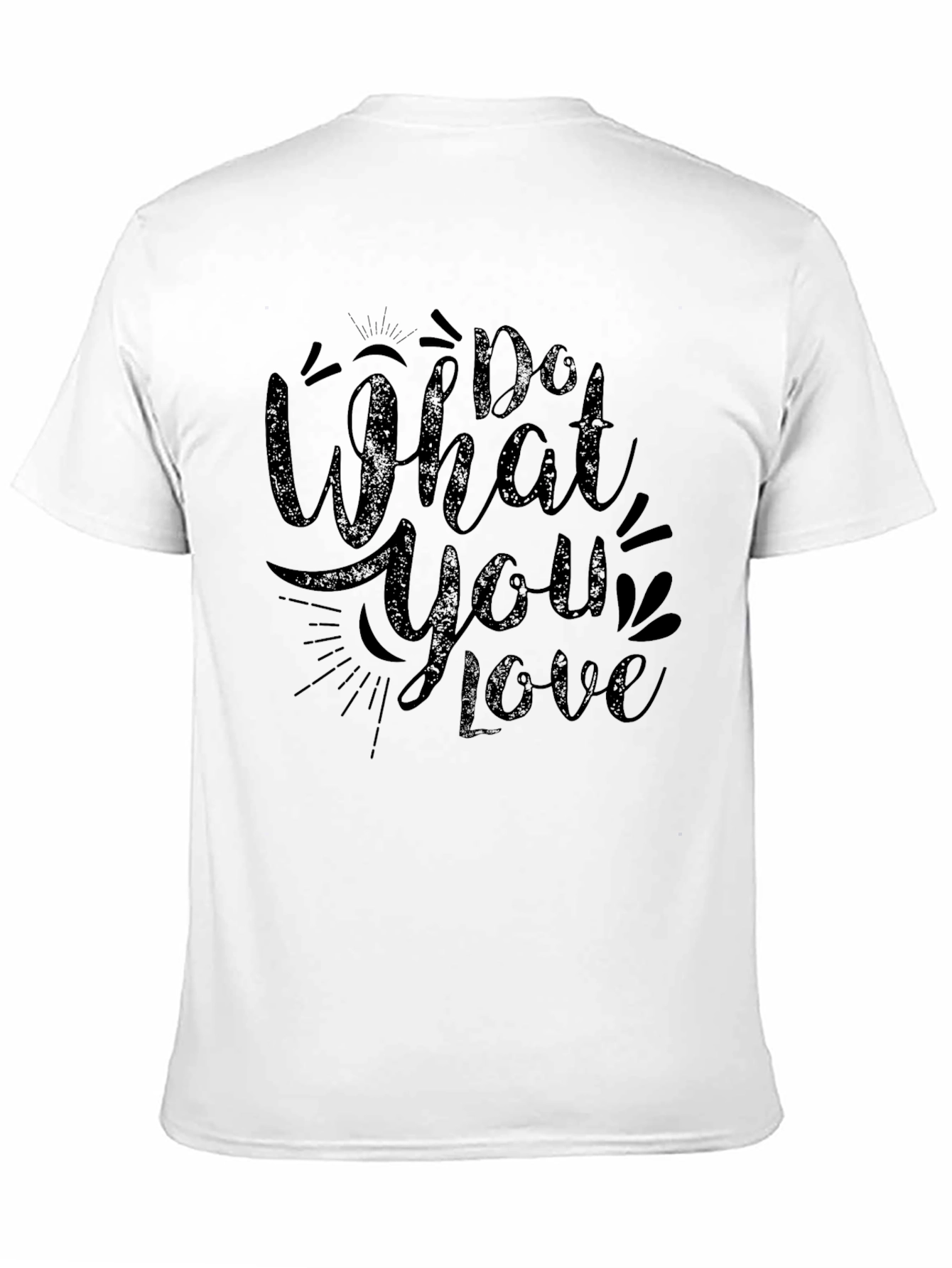 Do What You Love Black Graphic Tee