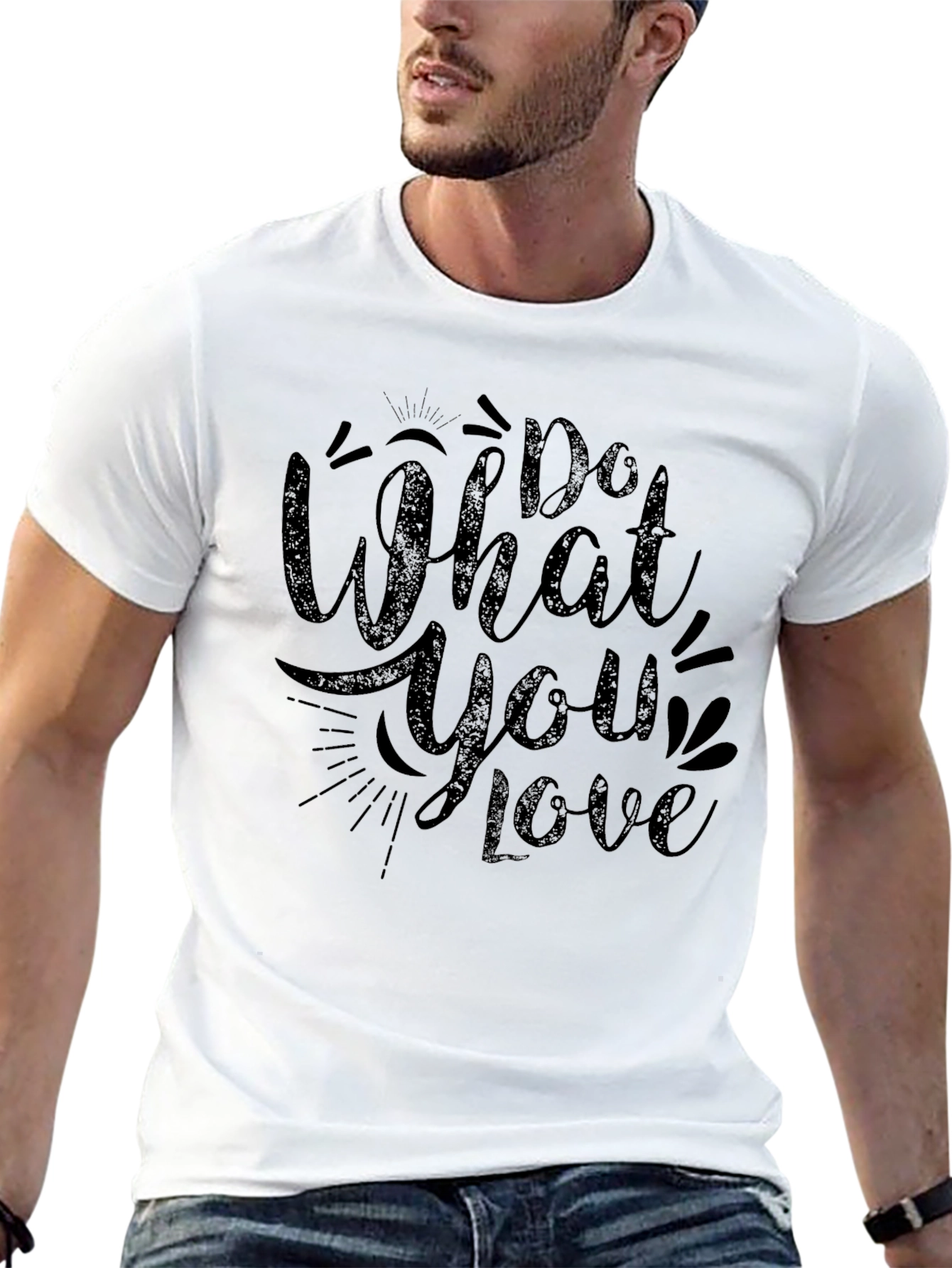 Do What You Love Black Graphic Tee