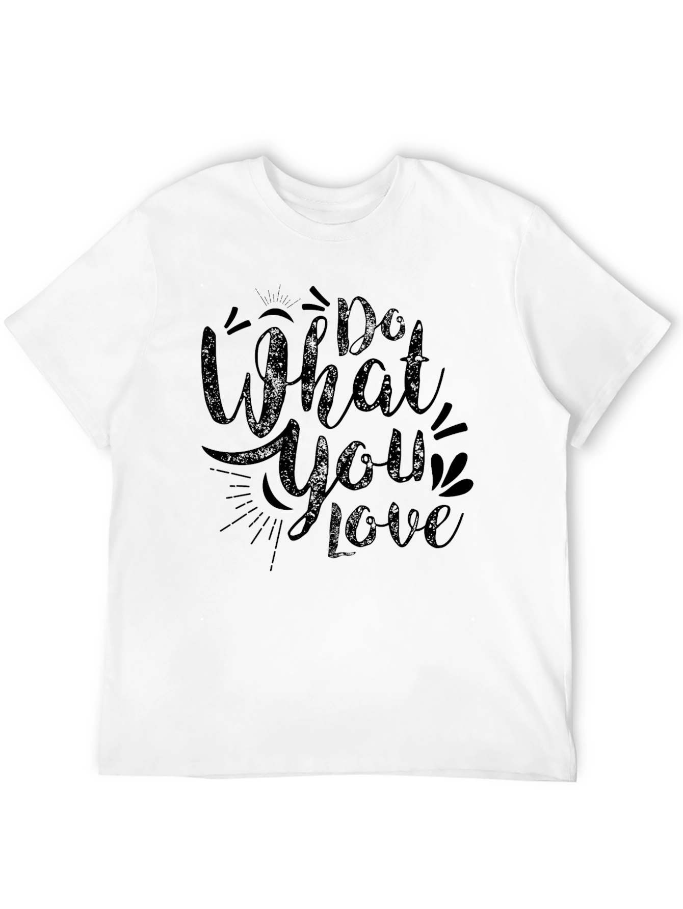 Do What You Love Black Graphic Tee