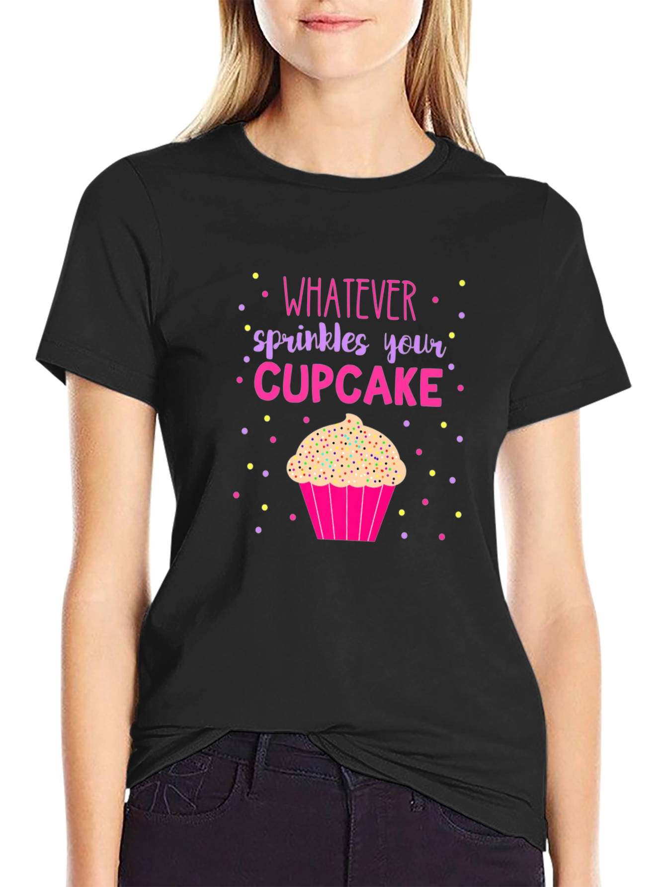 Whatever Sprinkles Your Cupcake Graphic Tee