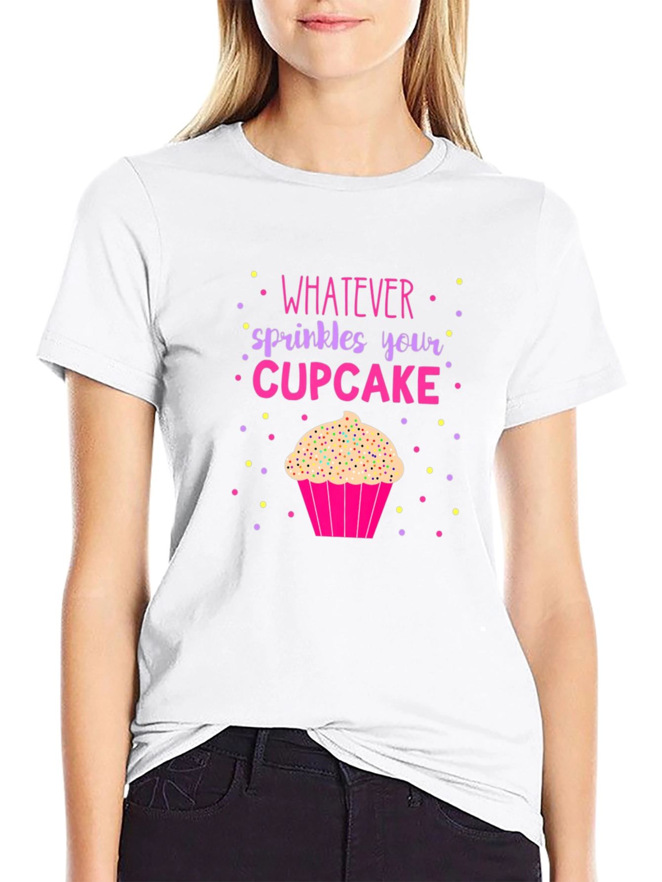 Whatever Sprinkles Your Cupcake Graphic Tee