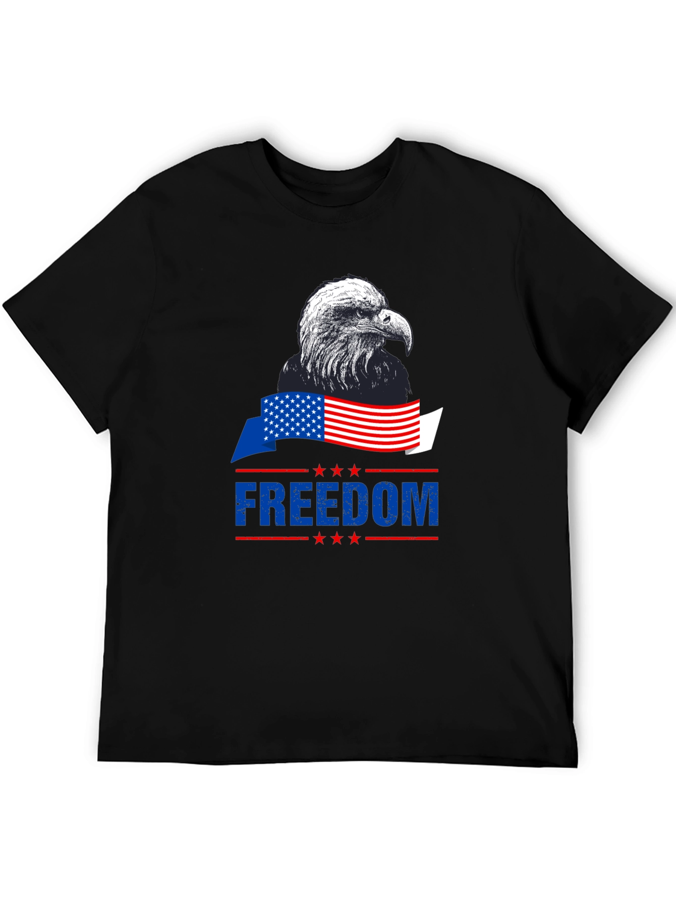 Freedom Eagle Graphic Tee - Patriotic Style