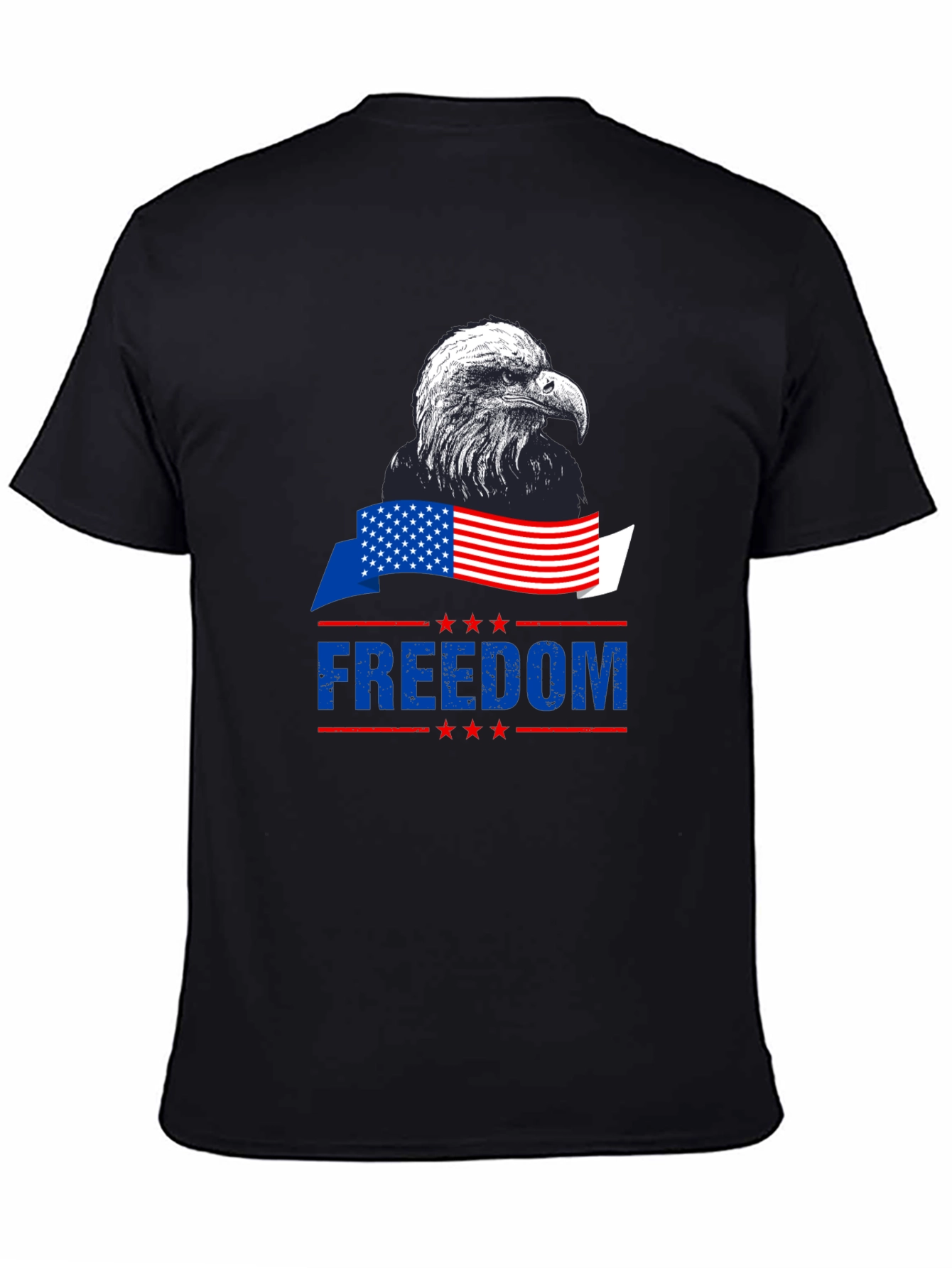 Freedom Eagle Graphic Tee - Patriotic Style