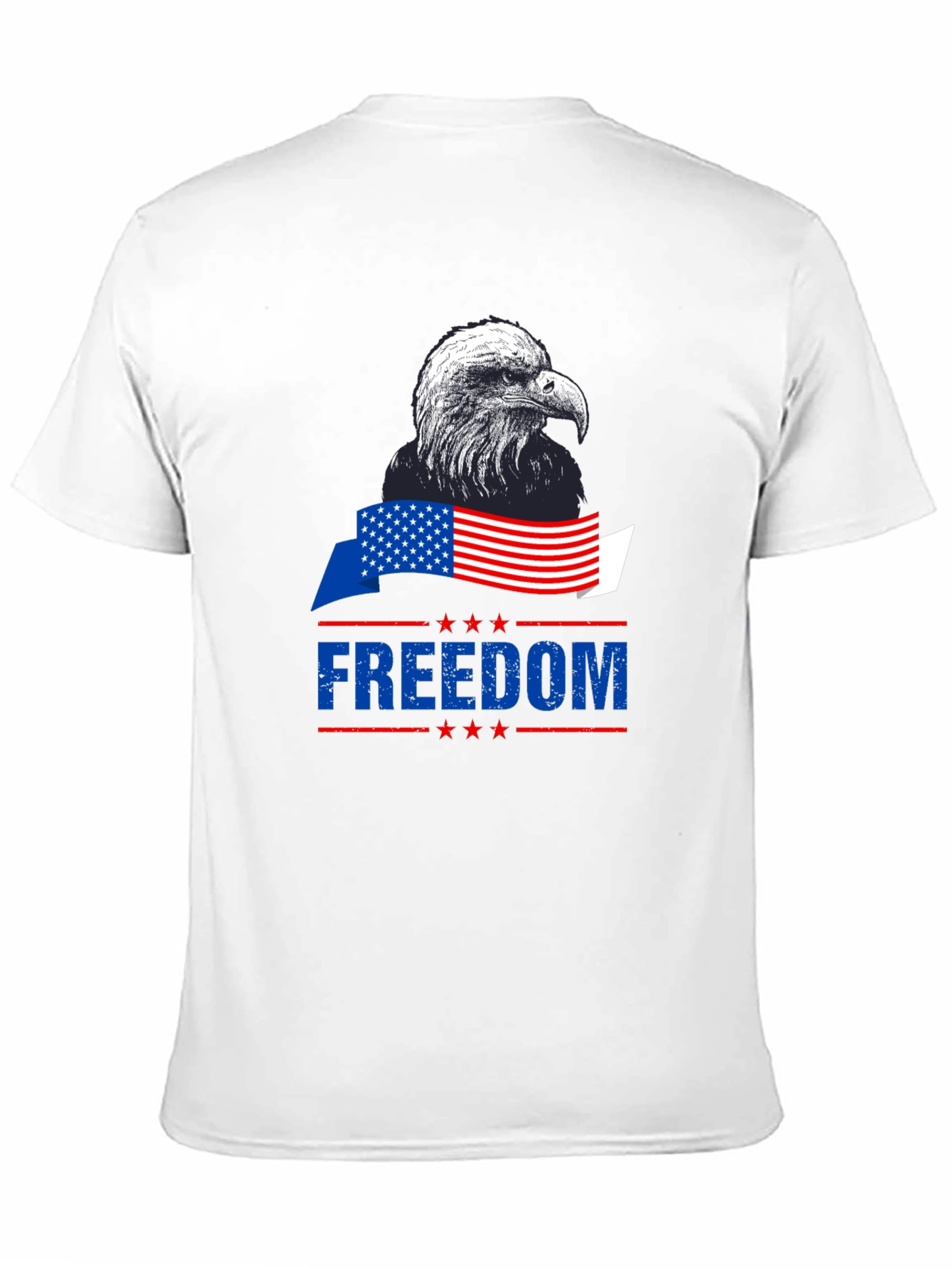 Freedom Eagle Graphic Tee - Patriotic Style