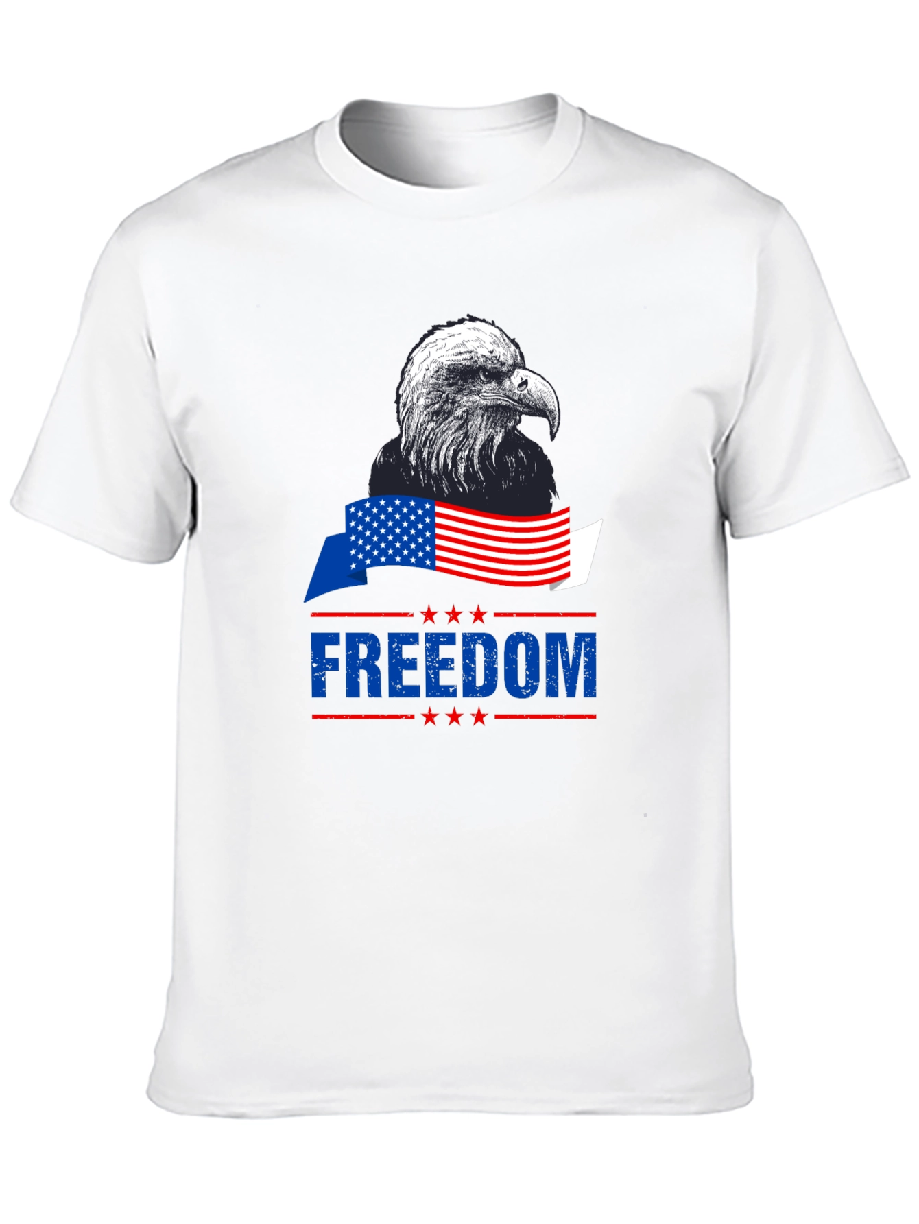 Freedom Eagle Graphic Tee - Patriotic Style