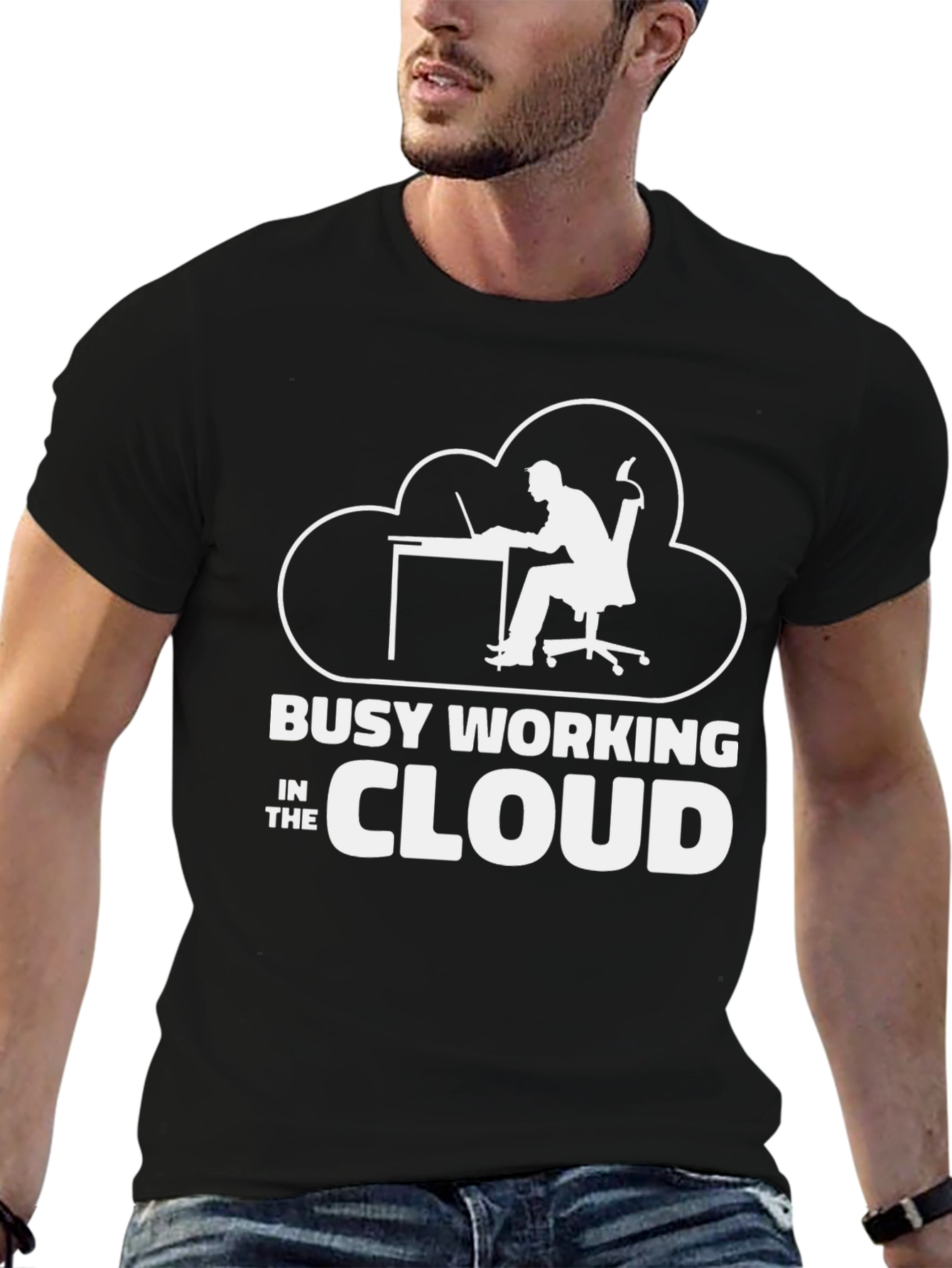 Busy Working in the Cloud T-Shirt