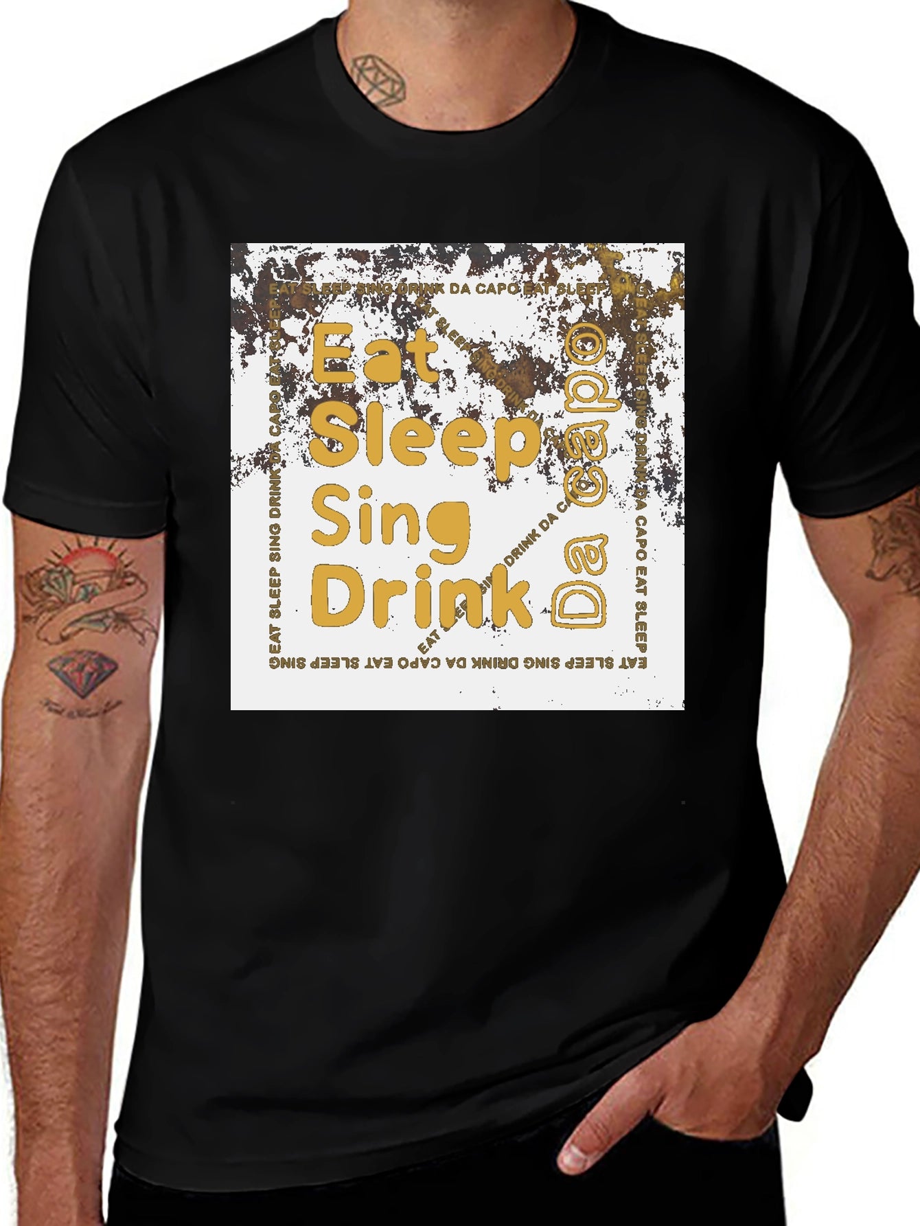 Eat Sleep Sing Drink Da Capo T-Shirt