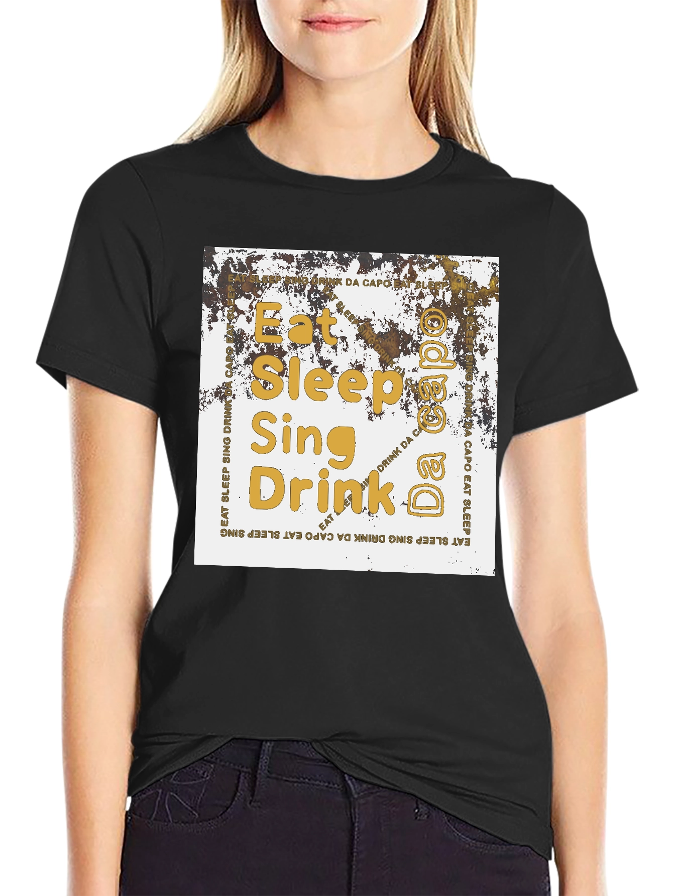 Eat Sleep Sing Drink Da Capo T-Shirt