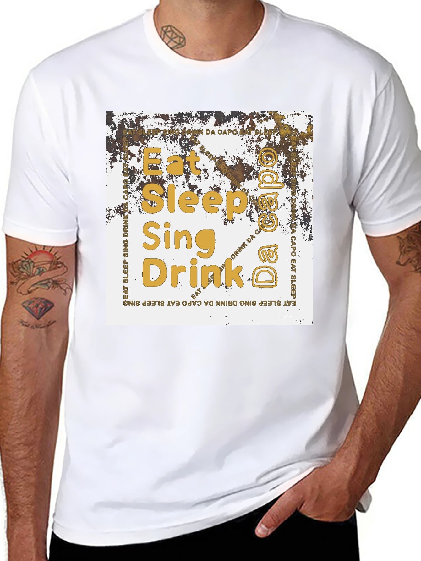 Eat Sleep Sing Drink Da Capo T-Shirt