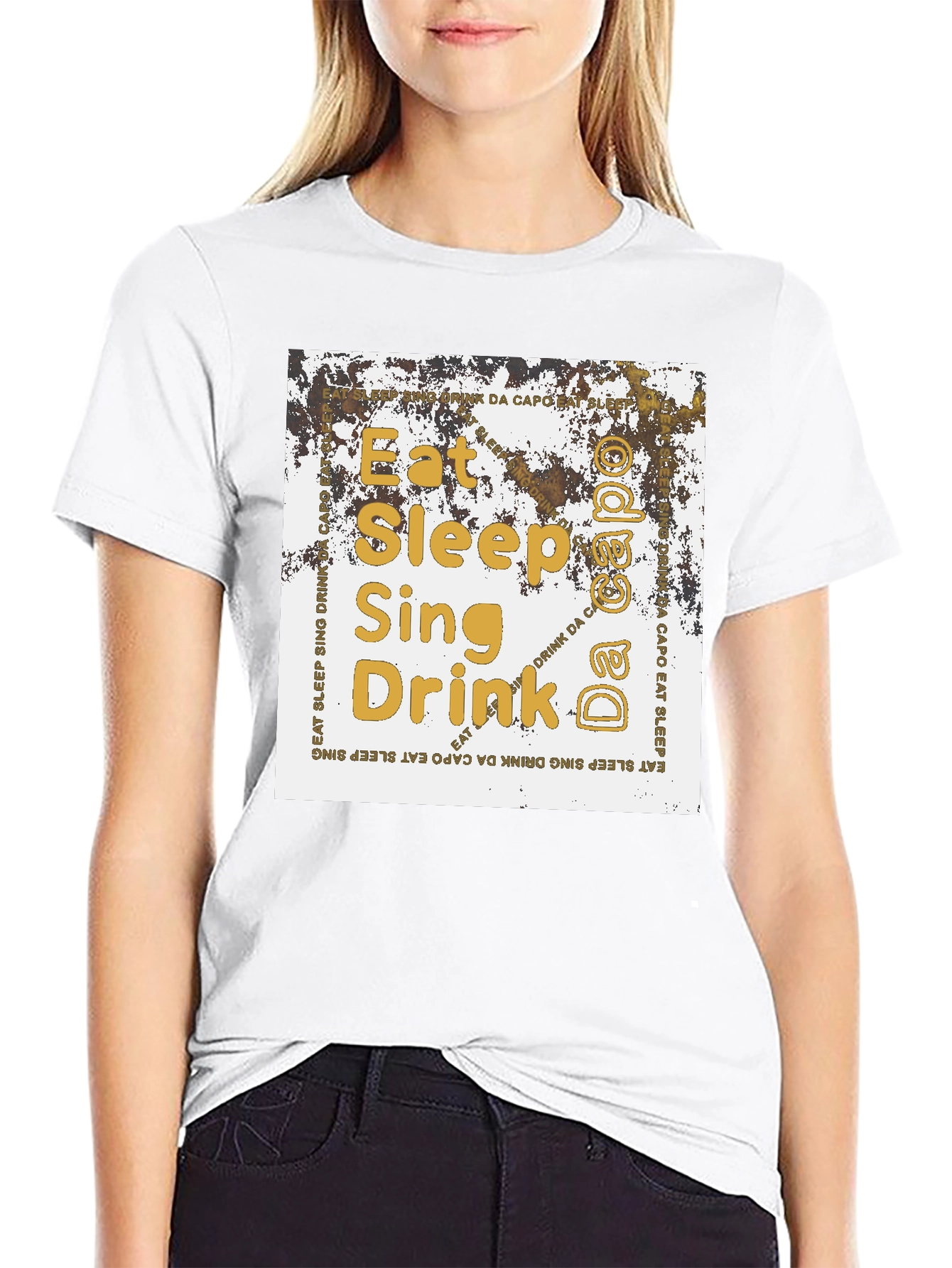 Eat Sleep Sing Drink Da Capo T-Shirt