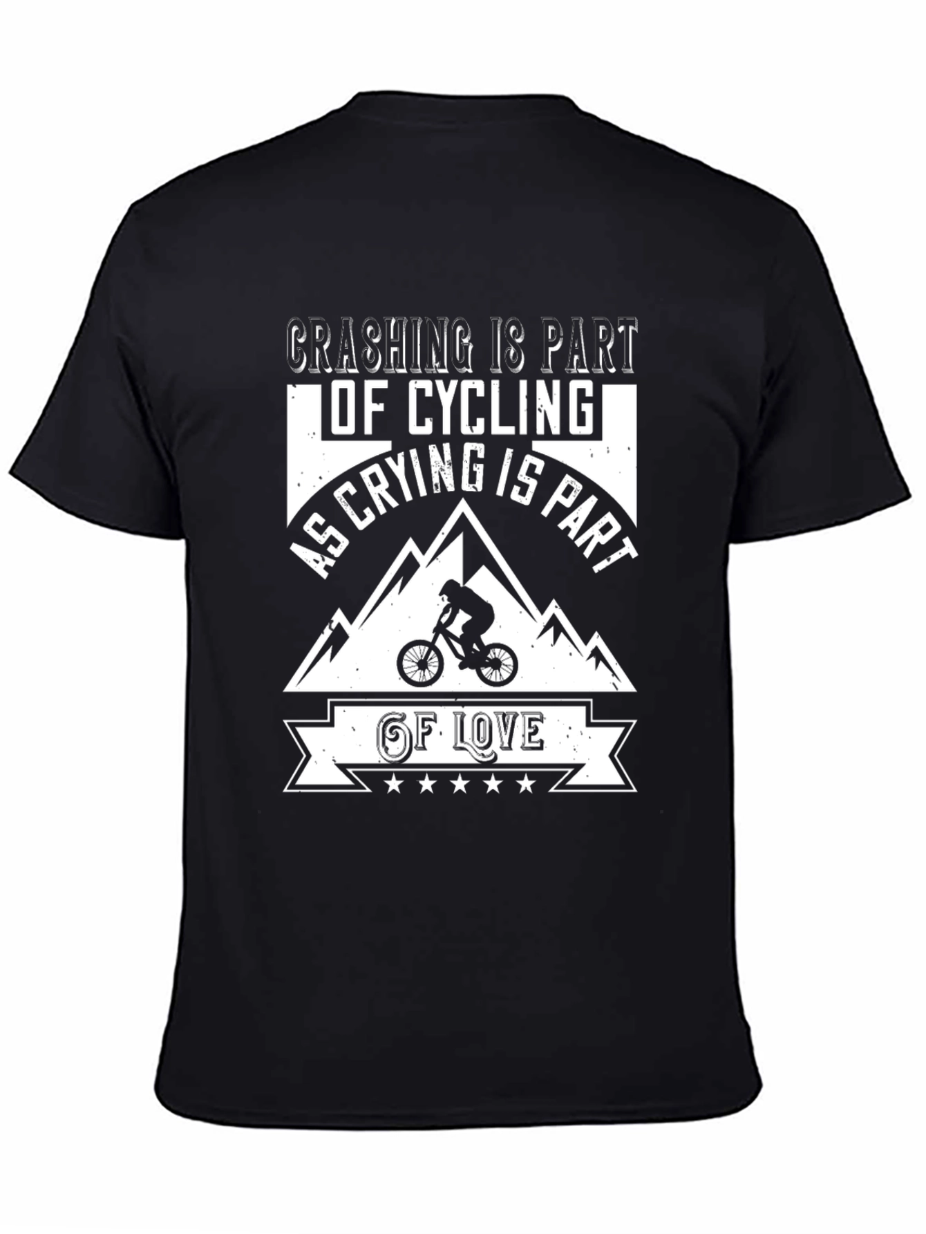 Crashing Is Part of Cycling T-Shirt