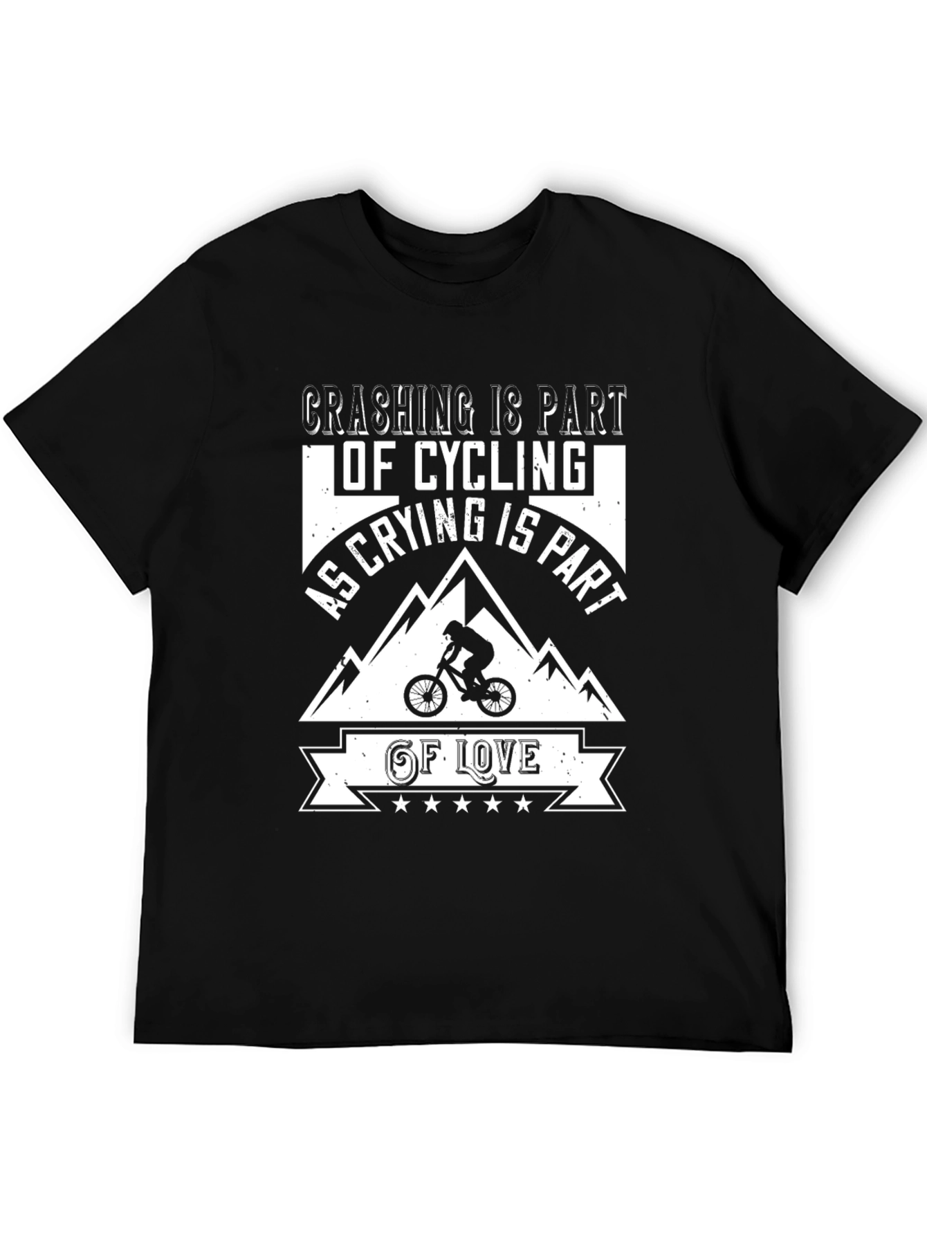 Crashing Is Part of Cycling T-Shirt