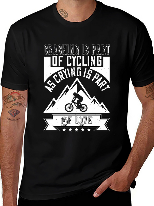 Crashing Is Part of Cycling T-Shirt