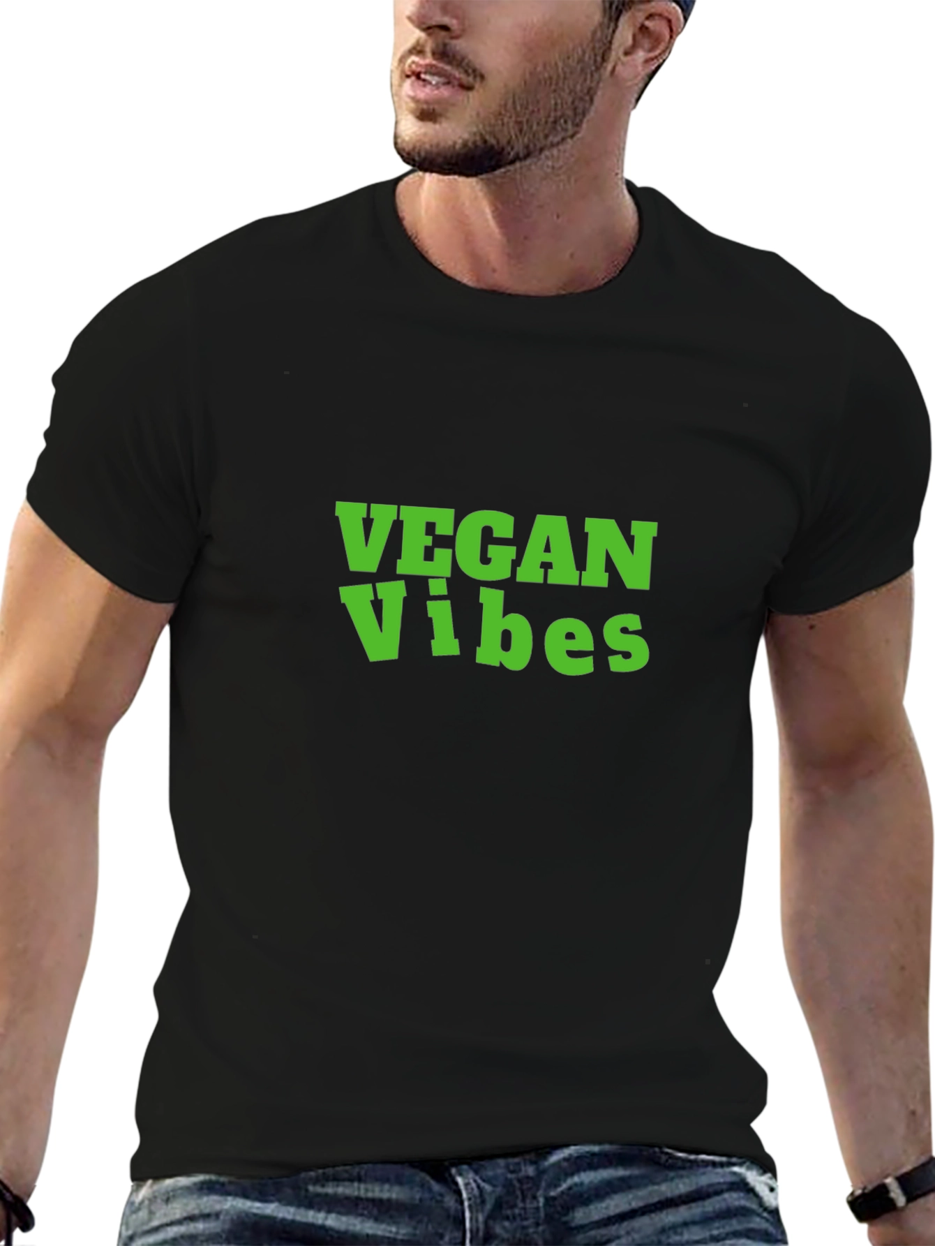 Vegan Vibes T-Shirt -  Comfortable Everyday Wear