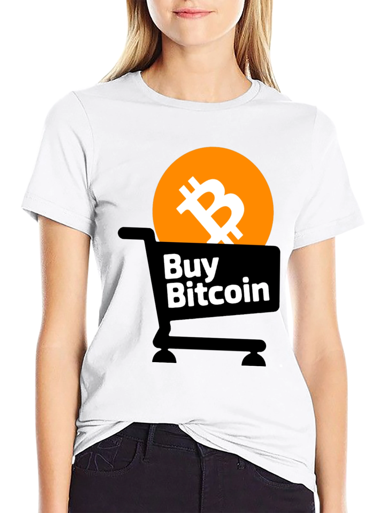 Buy Bitcoin T-Shirt - Crypto Shopping Tee