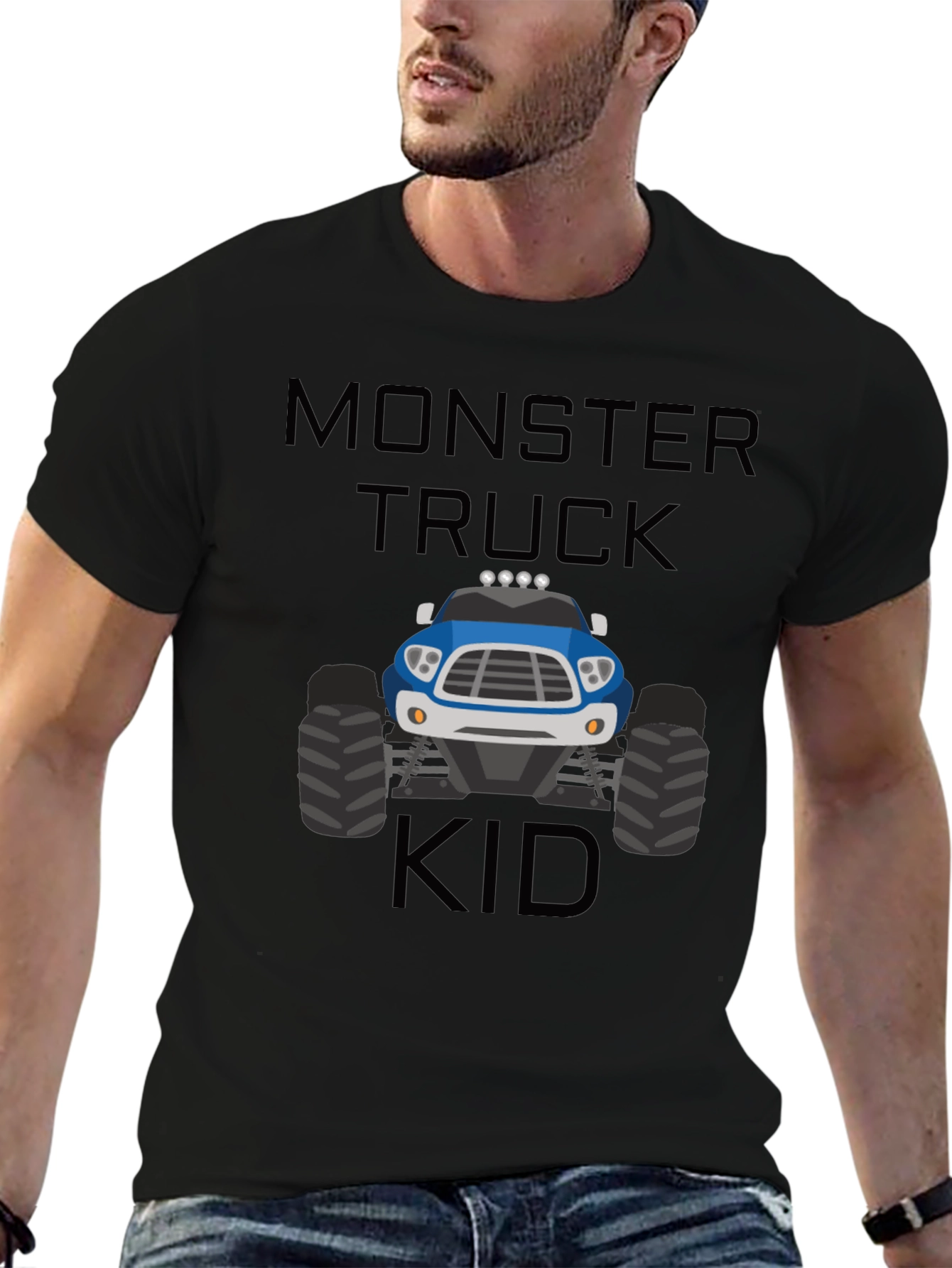 Monster Truck Kid T-Shirt - Cool Graphic Tee