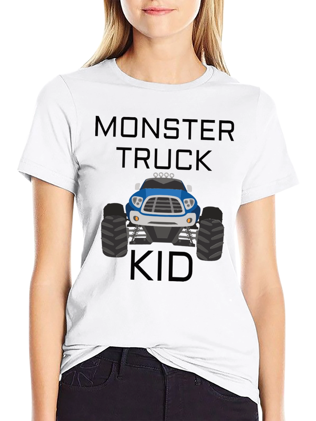 Monster Truck Kid T-Shirt - Cool Graphic Tee