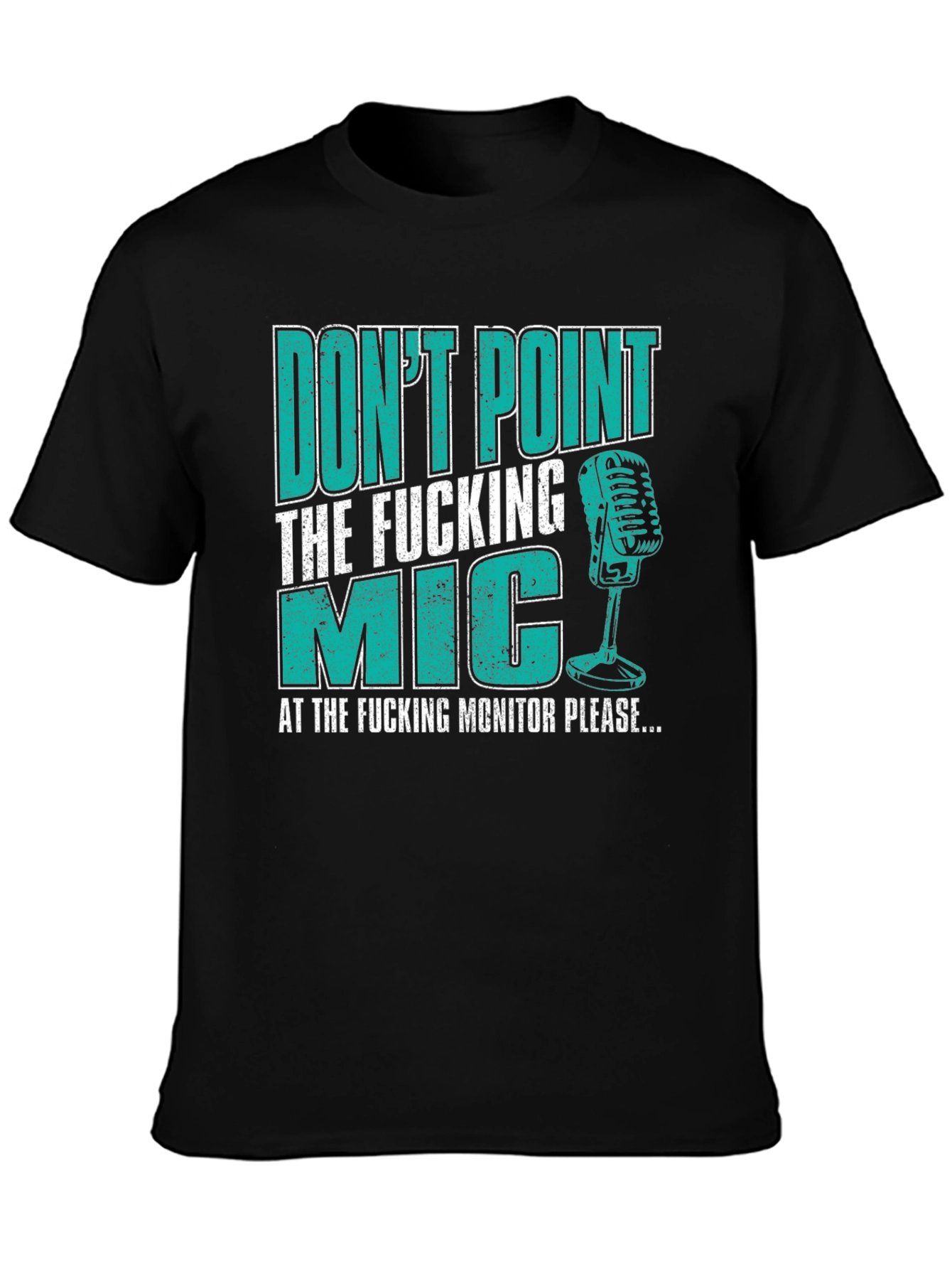 Dont Point The Mic Funny Musician T-Shirt