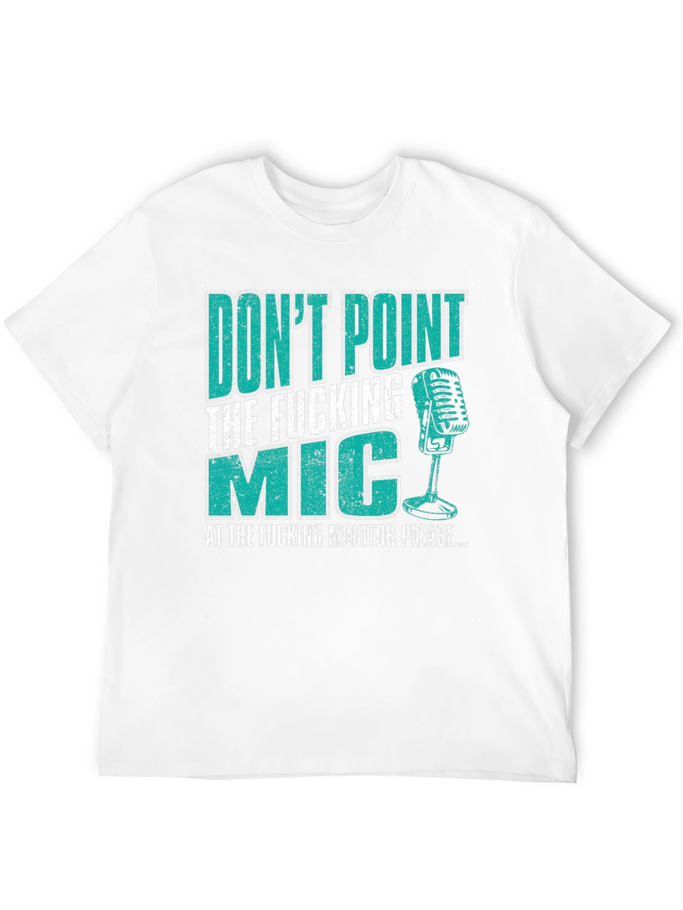 Dont Point The Mic Funny Musician T-Shirt