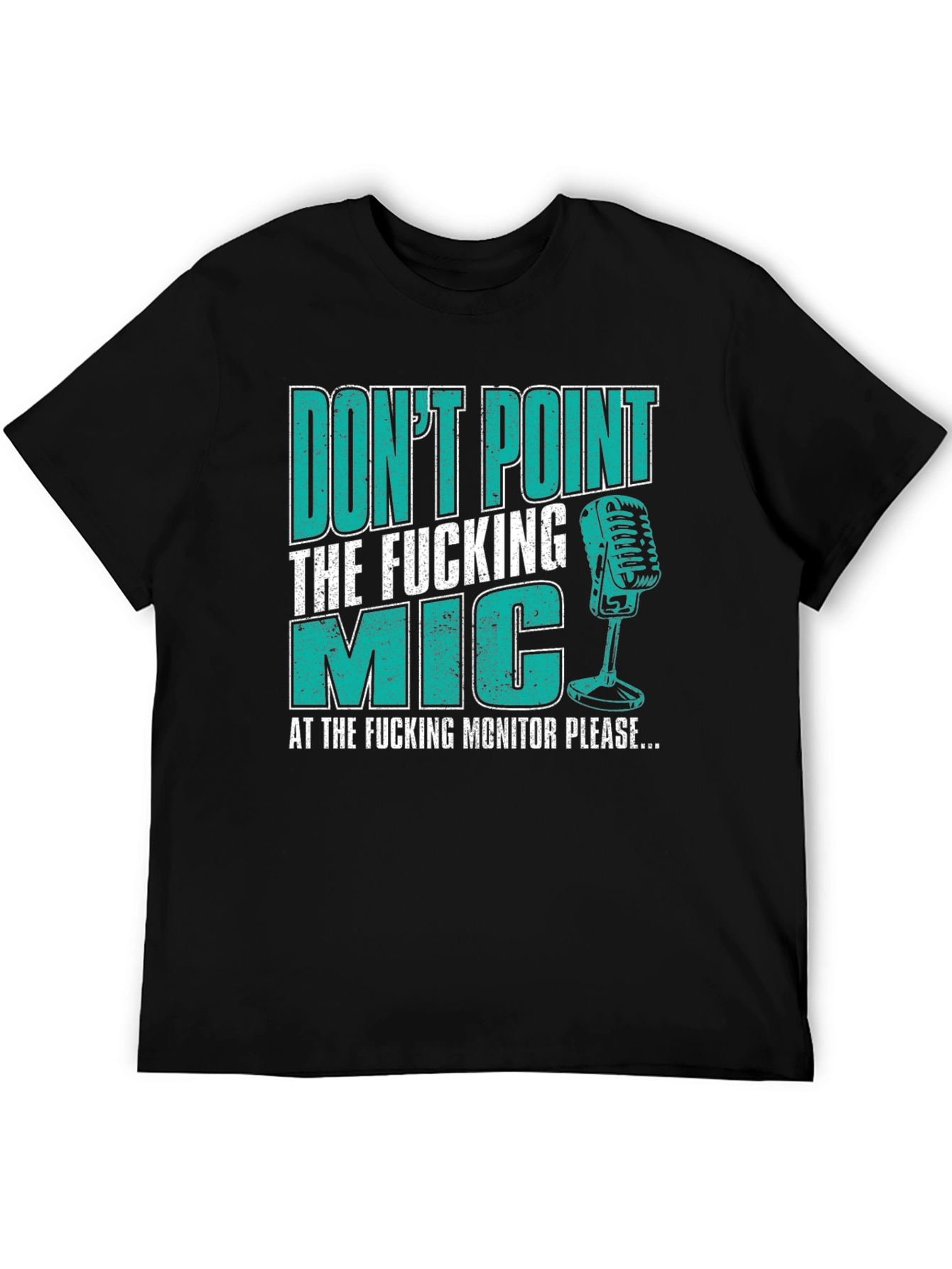 Dont Point The Mic Funny Musician T-Shirt