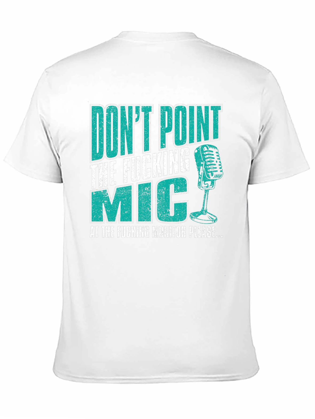 Dont Point The Mic Funny Musician T-Shirt