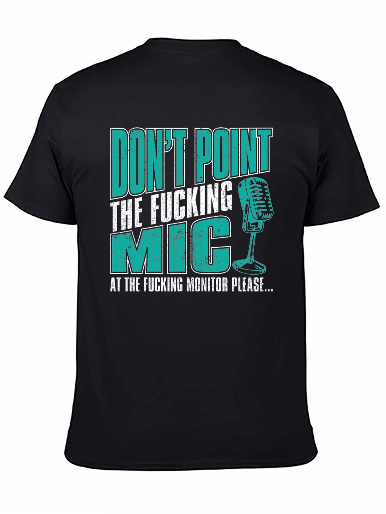 Dont Point The Mic Funny Musician T-Shirt