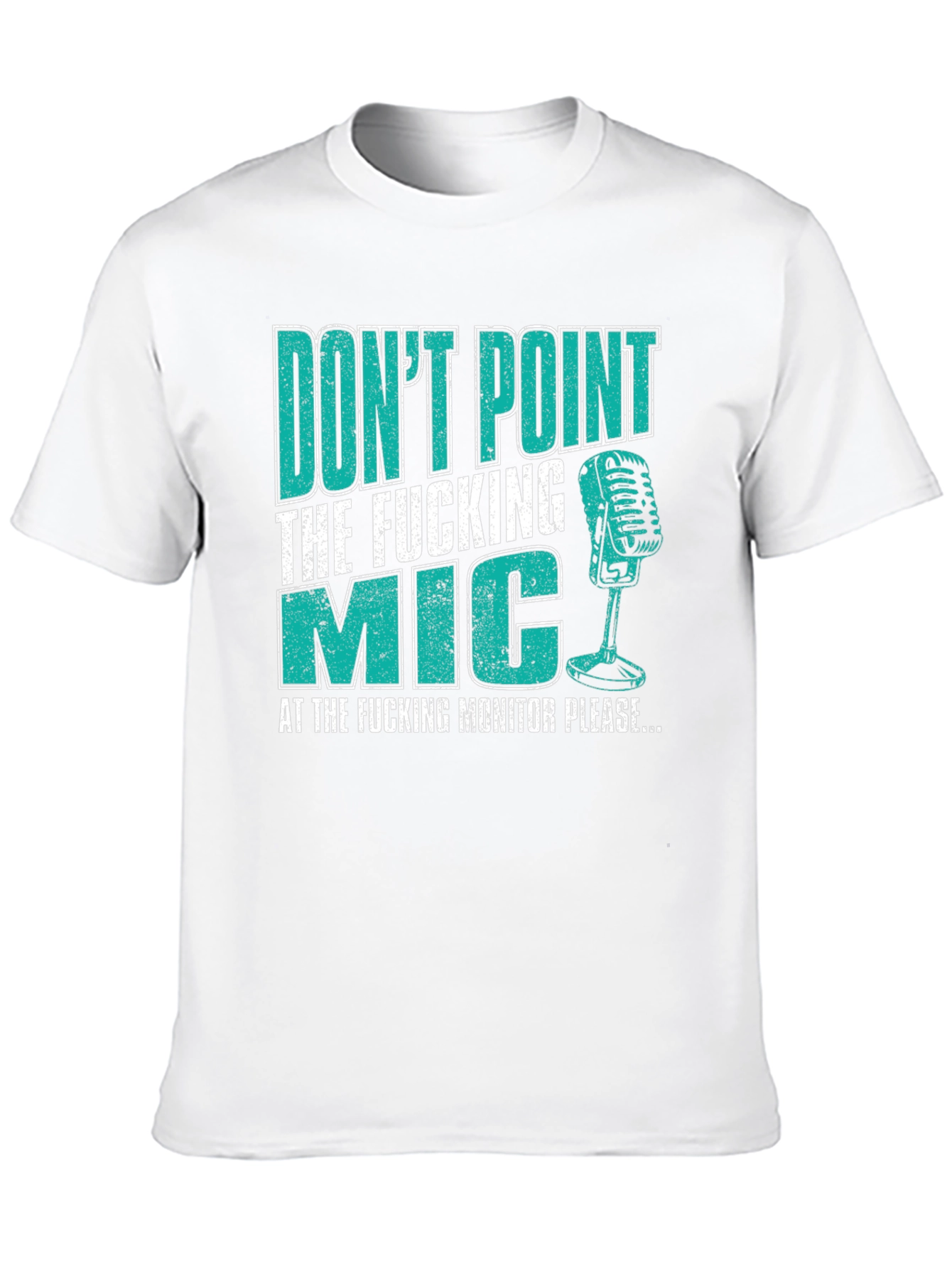 Dont Point The Mic Funny Musician T-Shirt