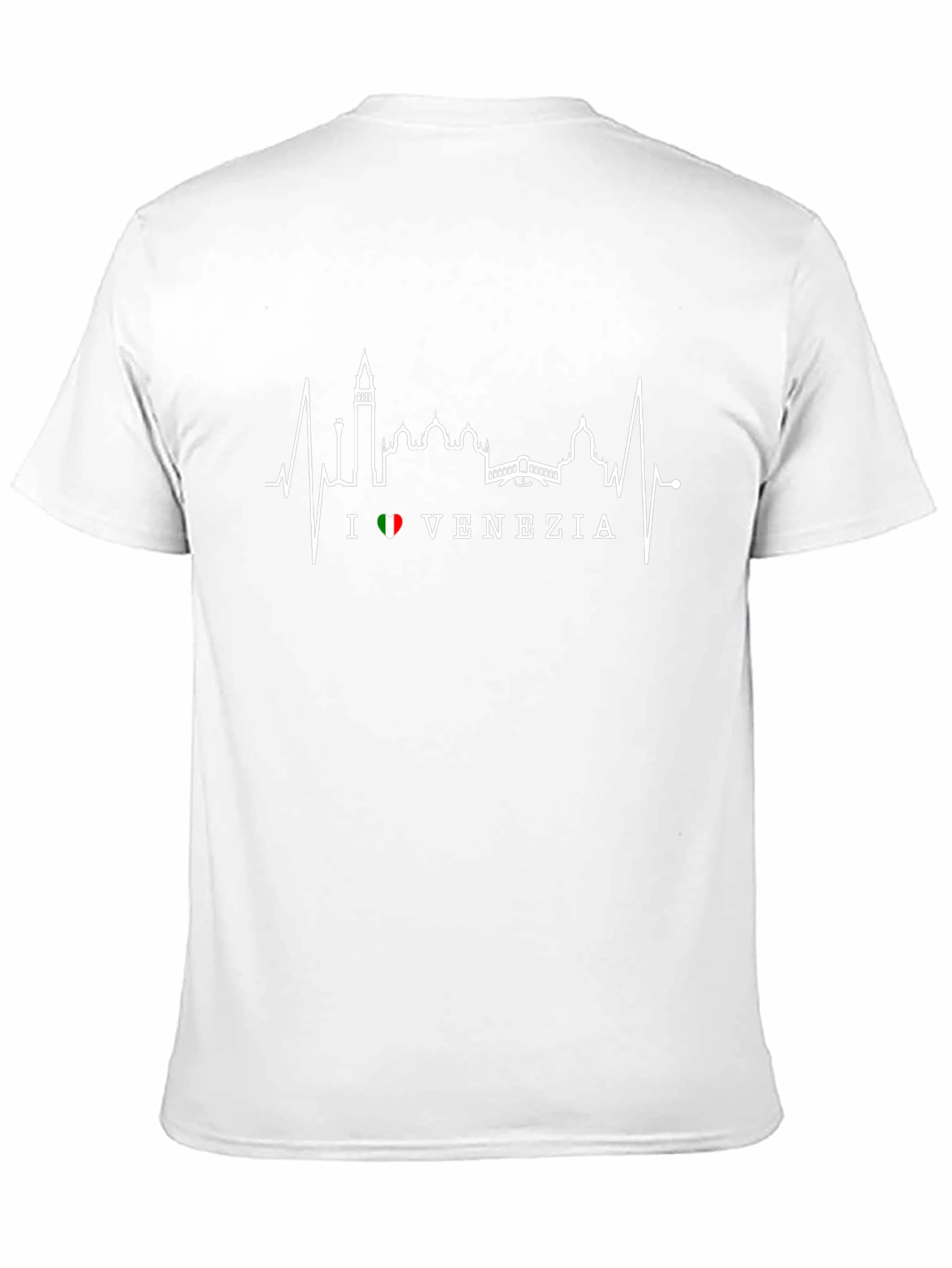 I Love Venezia Heartbeat Graphic Tee - Black