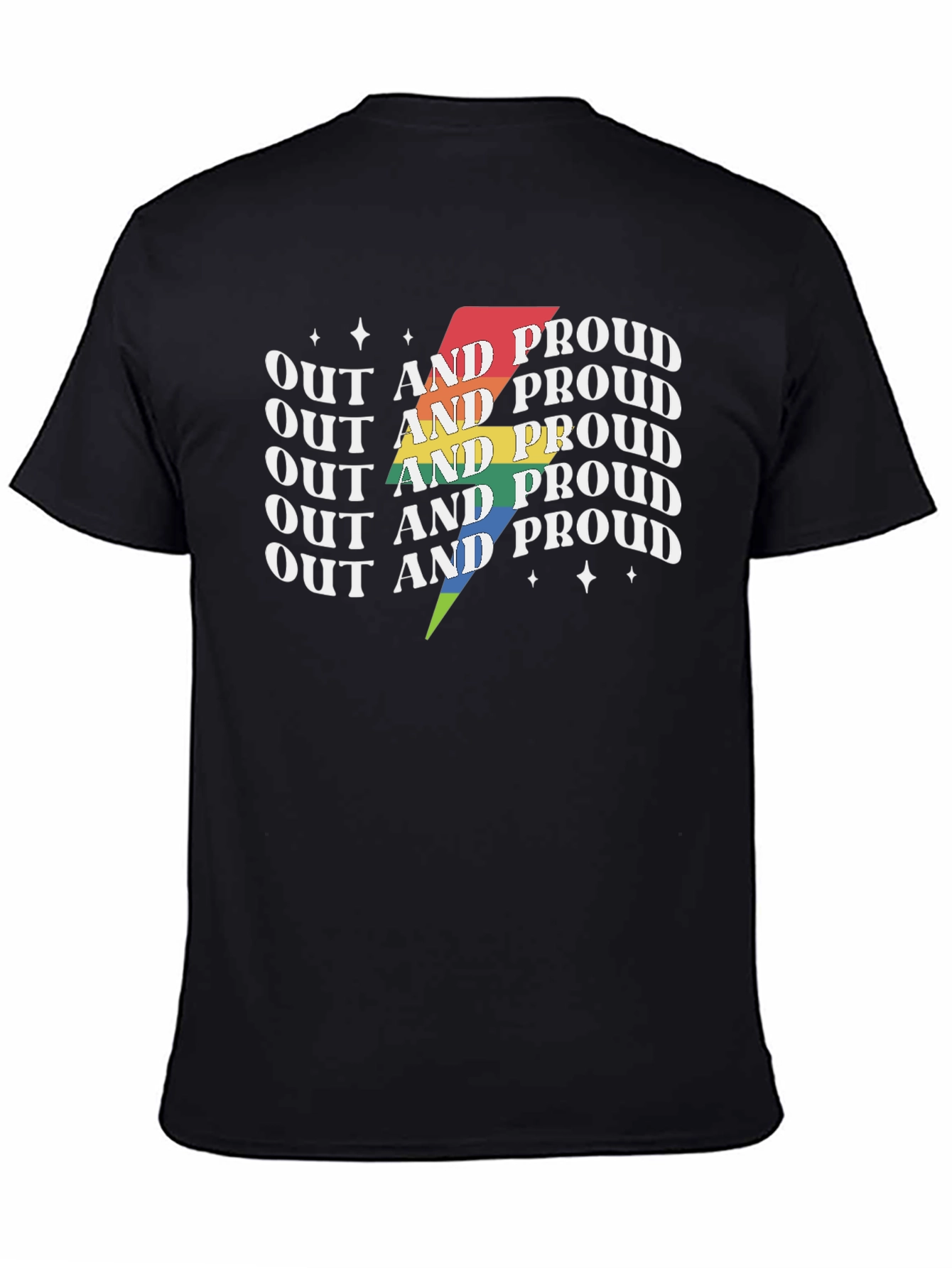 Out and Proud LGBTQ+ T-Shirt