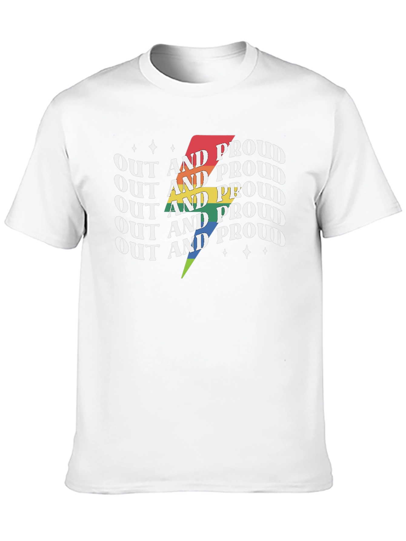 Out and Proud LGBTQ+ T-Shirt