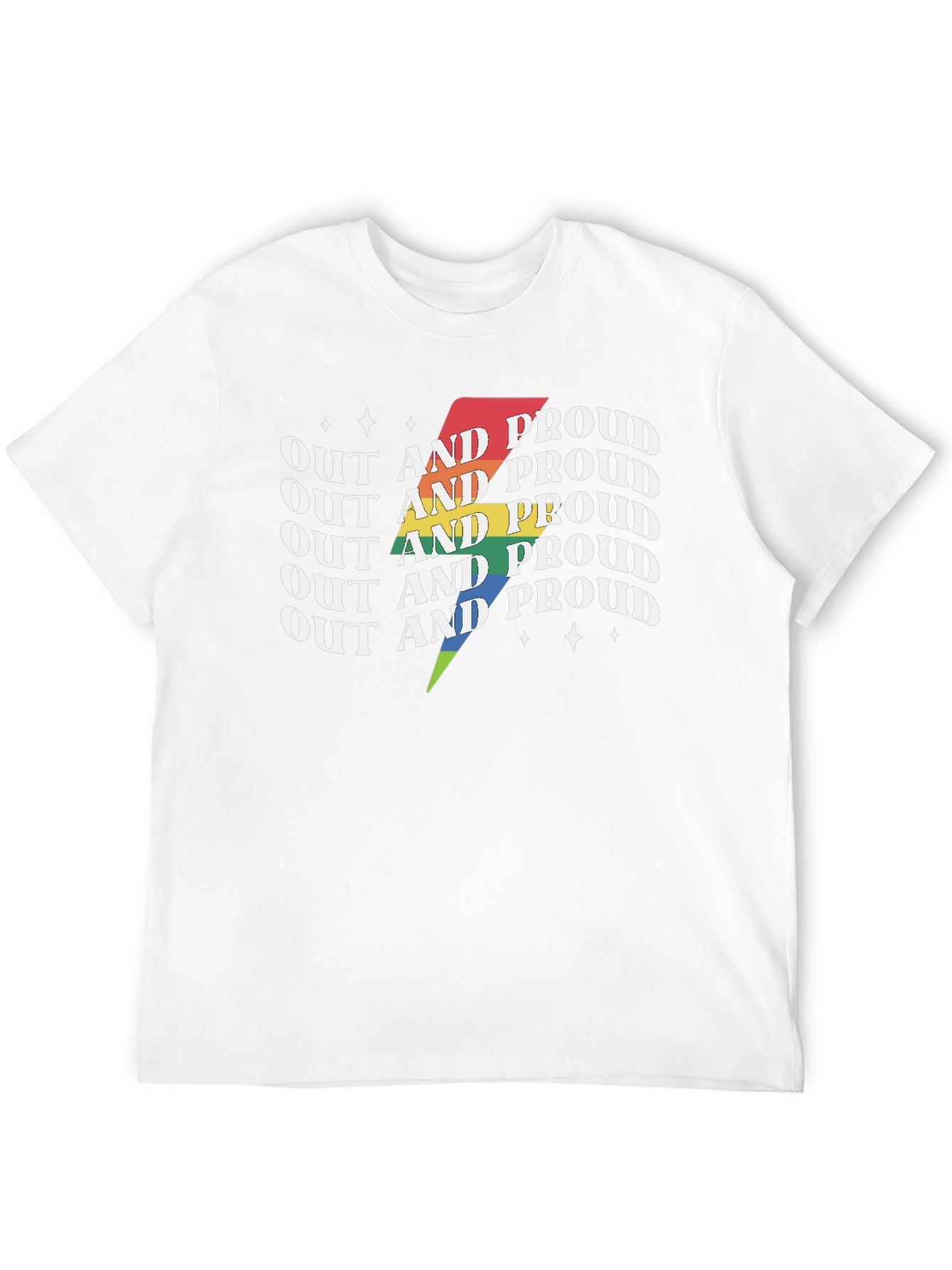 Out and Proud LGBTQ+ T-Shirt