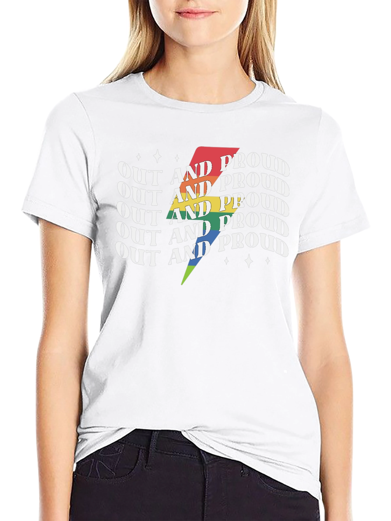 Out and Proud LGBTQ+ T-Shirt