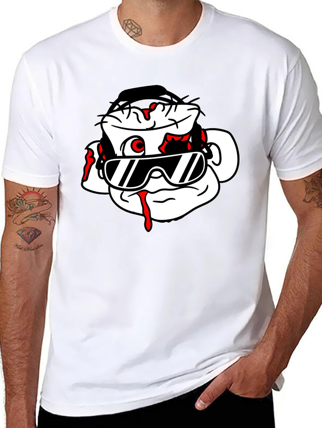 Cool Cartoon Monkey Tee