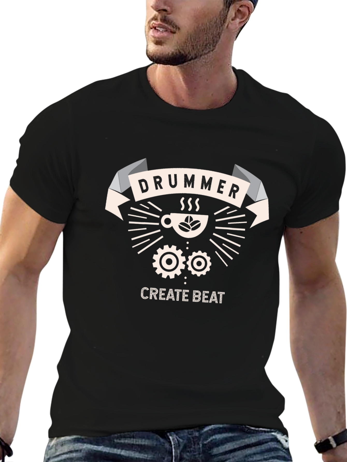Drummer Coffee Beat T-Shirt