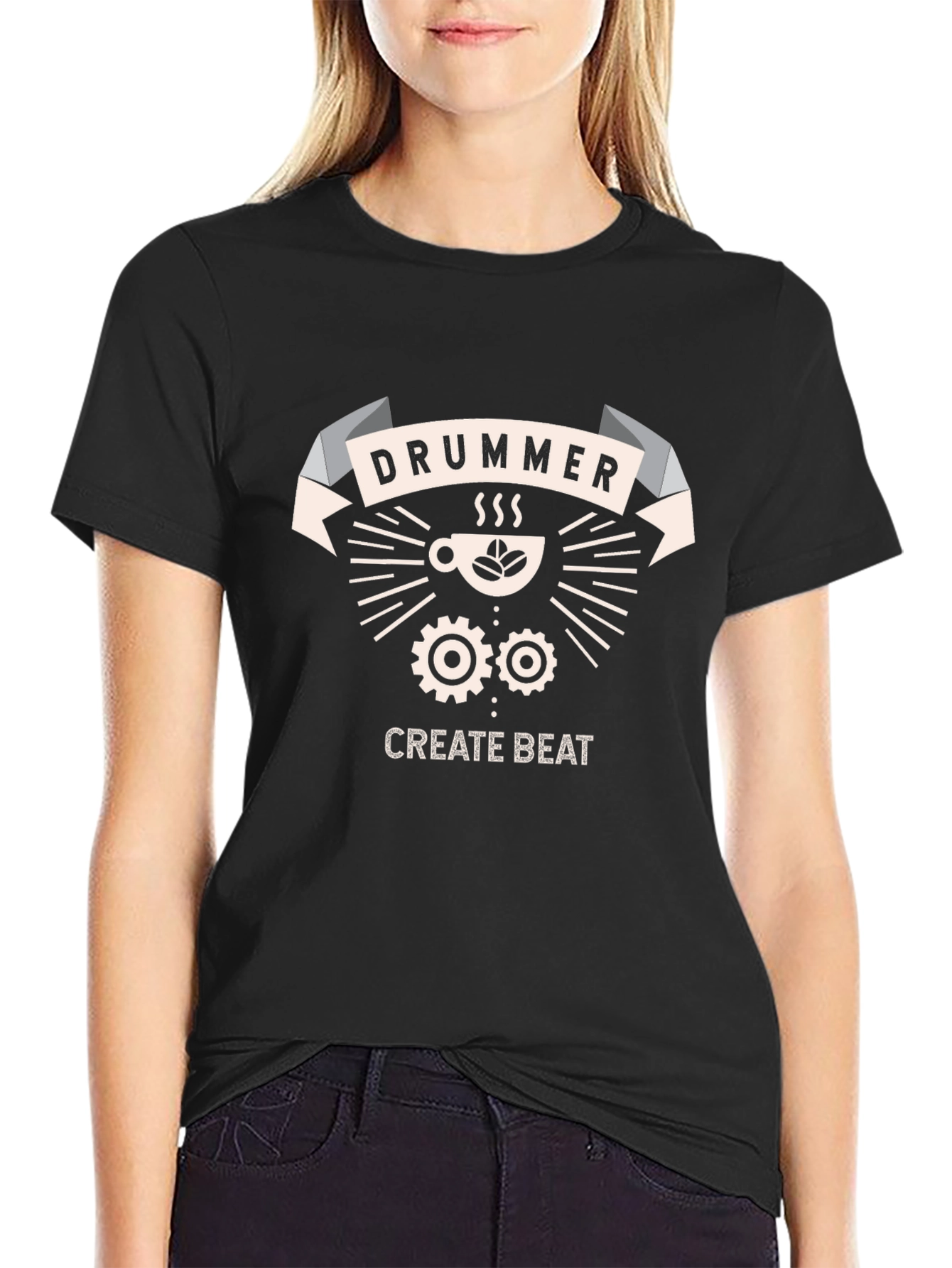 Drummer Coffee Beat T-Shirt