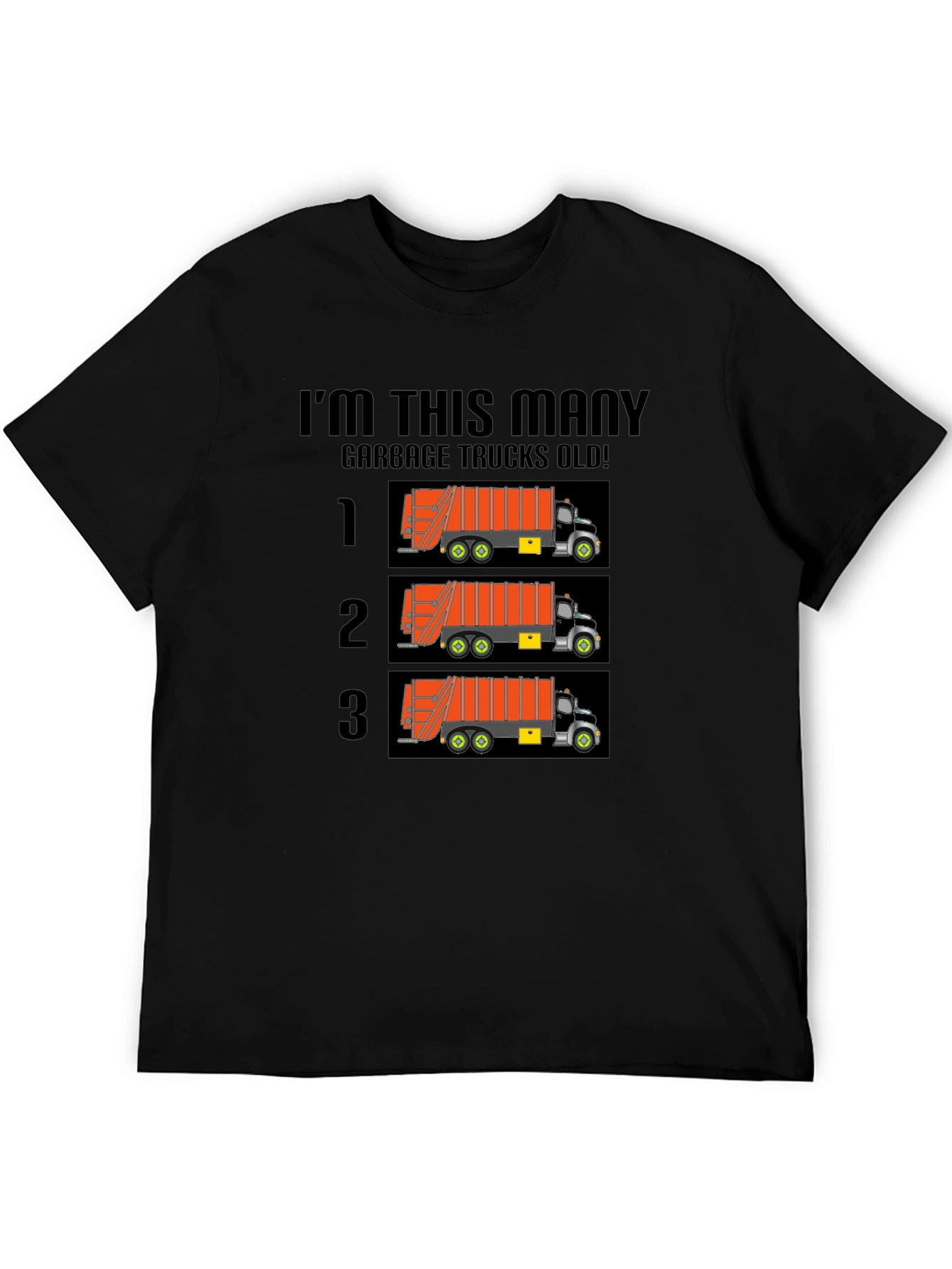 Funny Garbage Truck Birthday T-Shirt