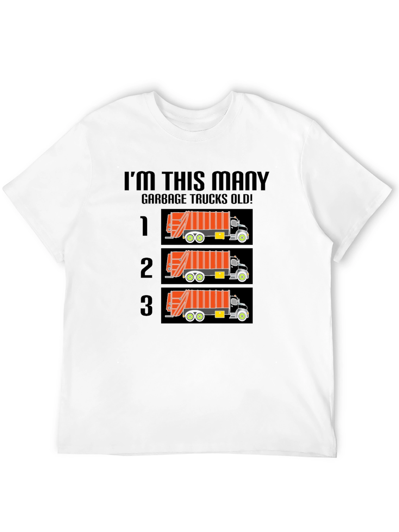 Funny Garbage Truck Birthday T-Shirt