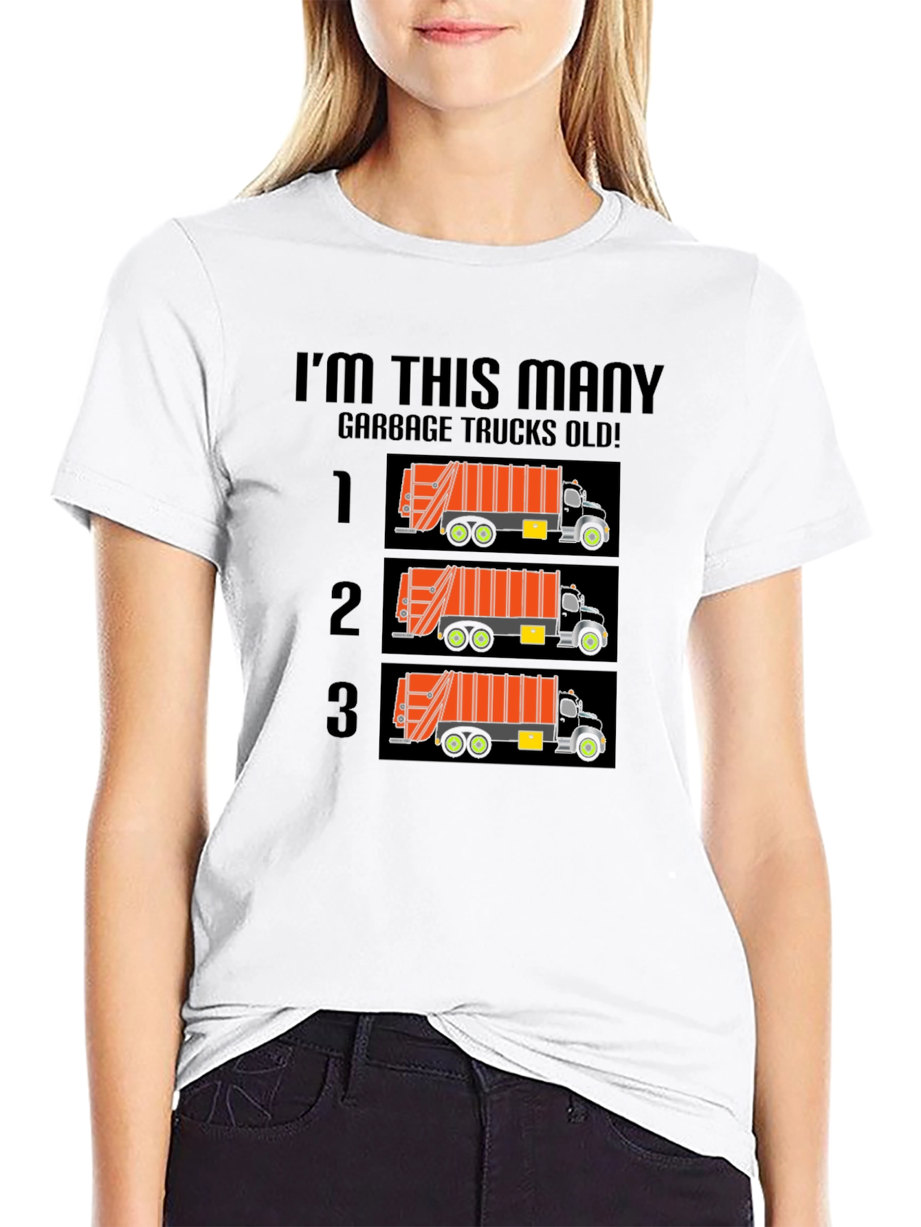 Funny Garbage Truck Birthday T-Shirt