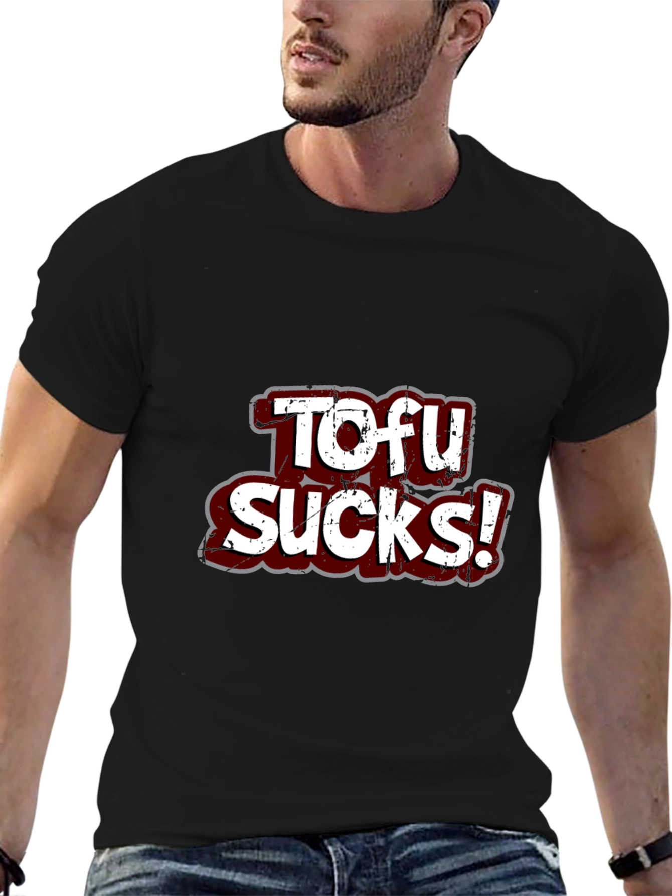 Tofu Sucks! Graphic Tee - Bold Statement Shirt