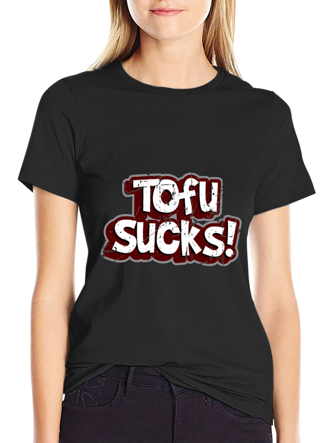 Tofu Sucks! Graphic Tee - Bold Statement Shirt